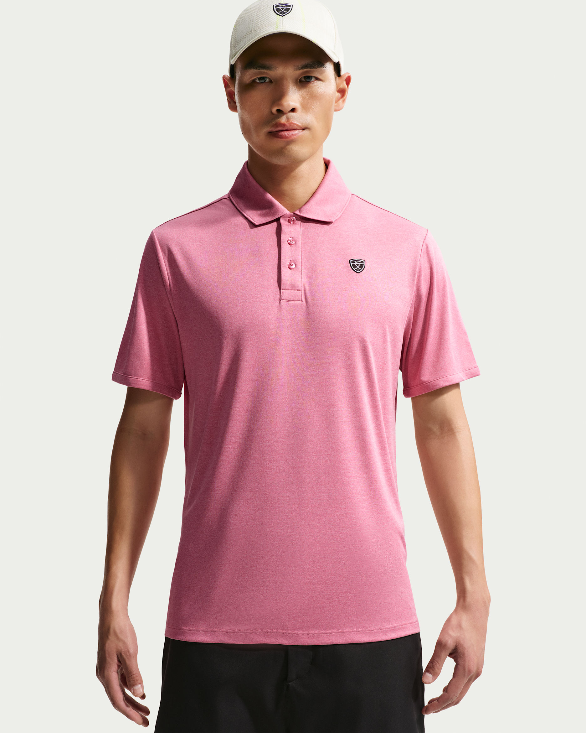 나이키 파 남성 드라이 핏 골프 폴로 - 피어니/피어니