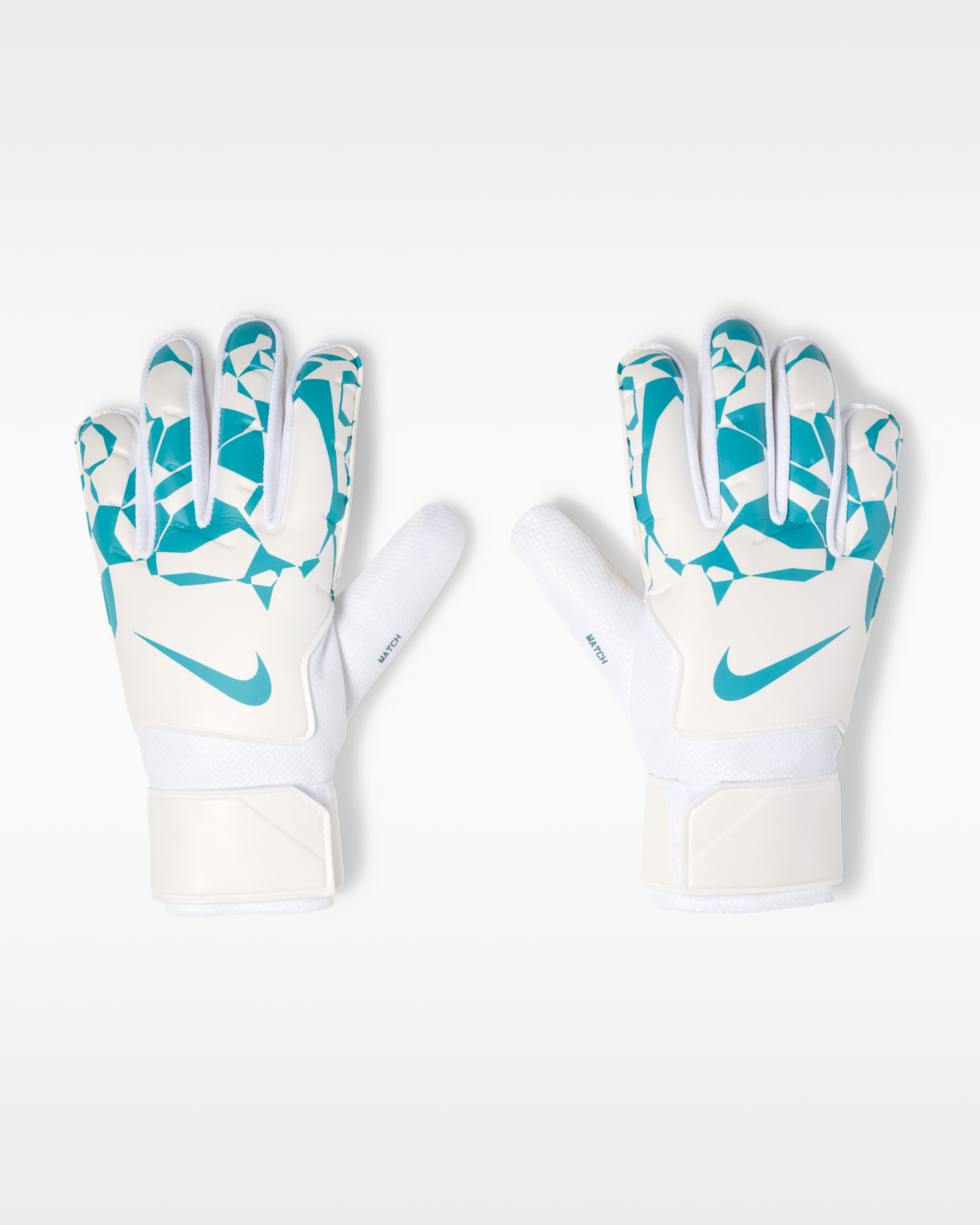 Nike Match Goalkeeper Football Gloves - White/Dusty Cactus/Dusty Cactus