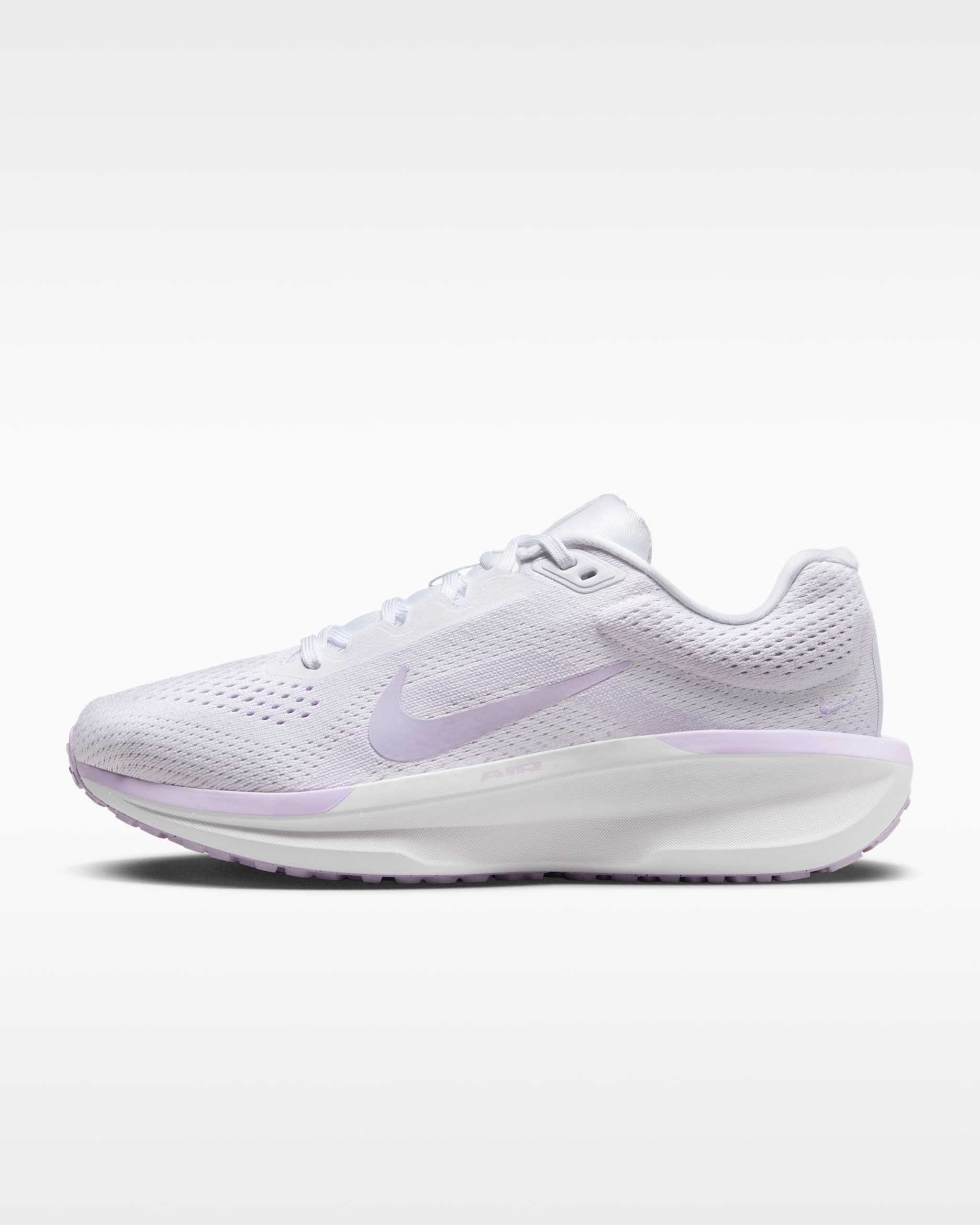 Nike Winflo 11 女款路跑鞋 - 白色/白色/Lilac Bloom/Lilac Bloom