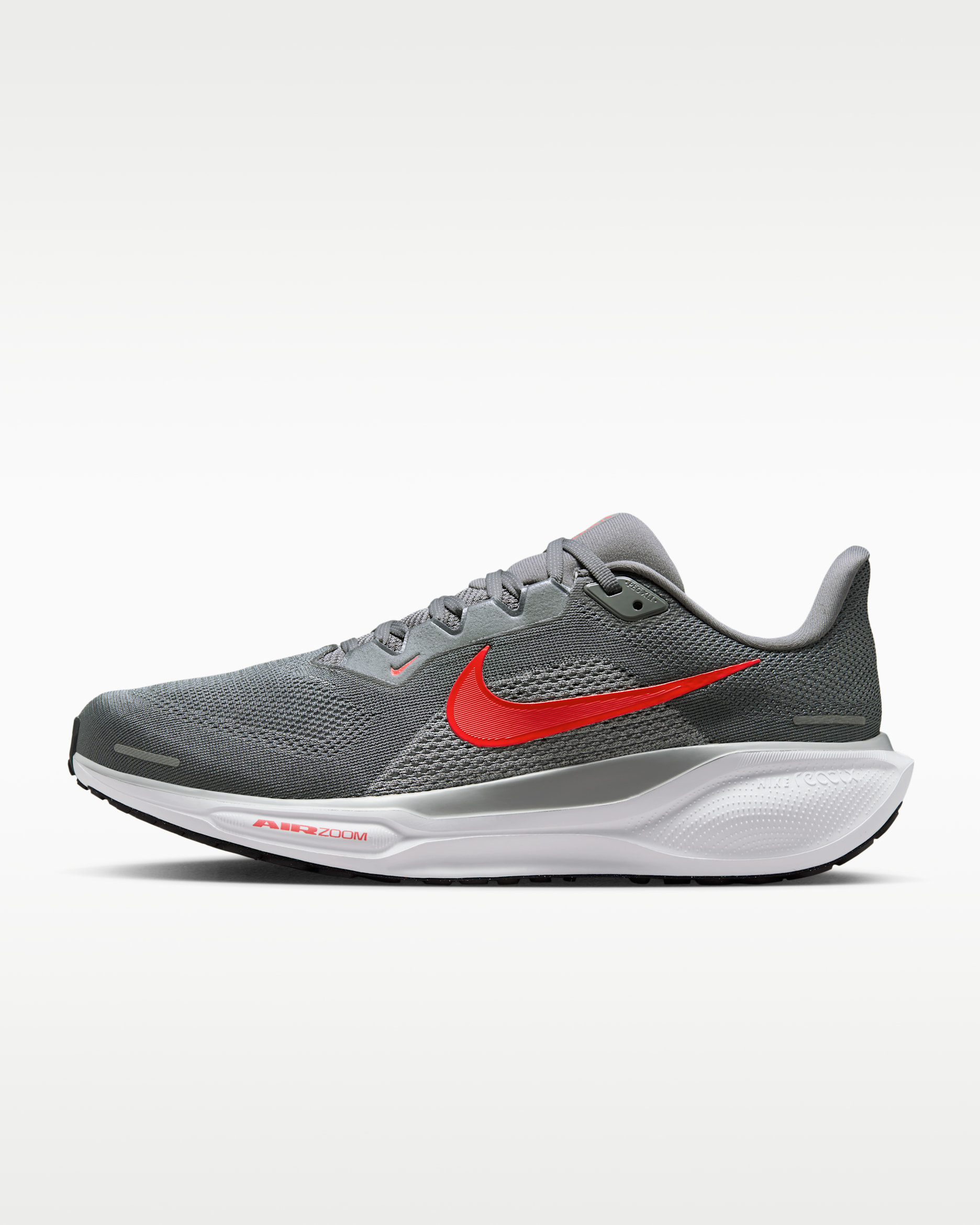 Nike Pegasus 41 Men's Road Running Shoes (Extra Wide) - Cool Grey/Wolf Grey/Pure Platinum/Bright Crimson