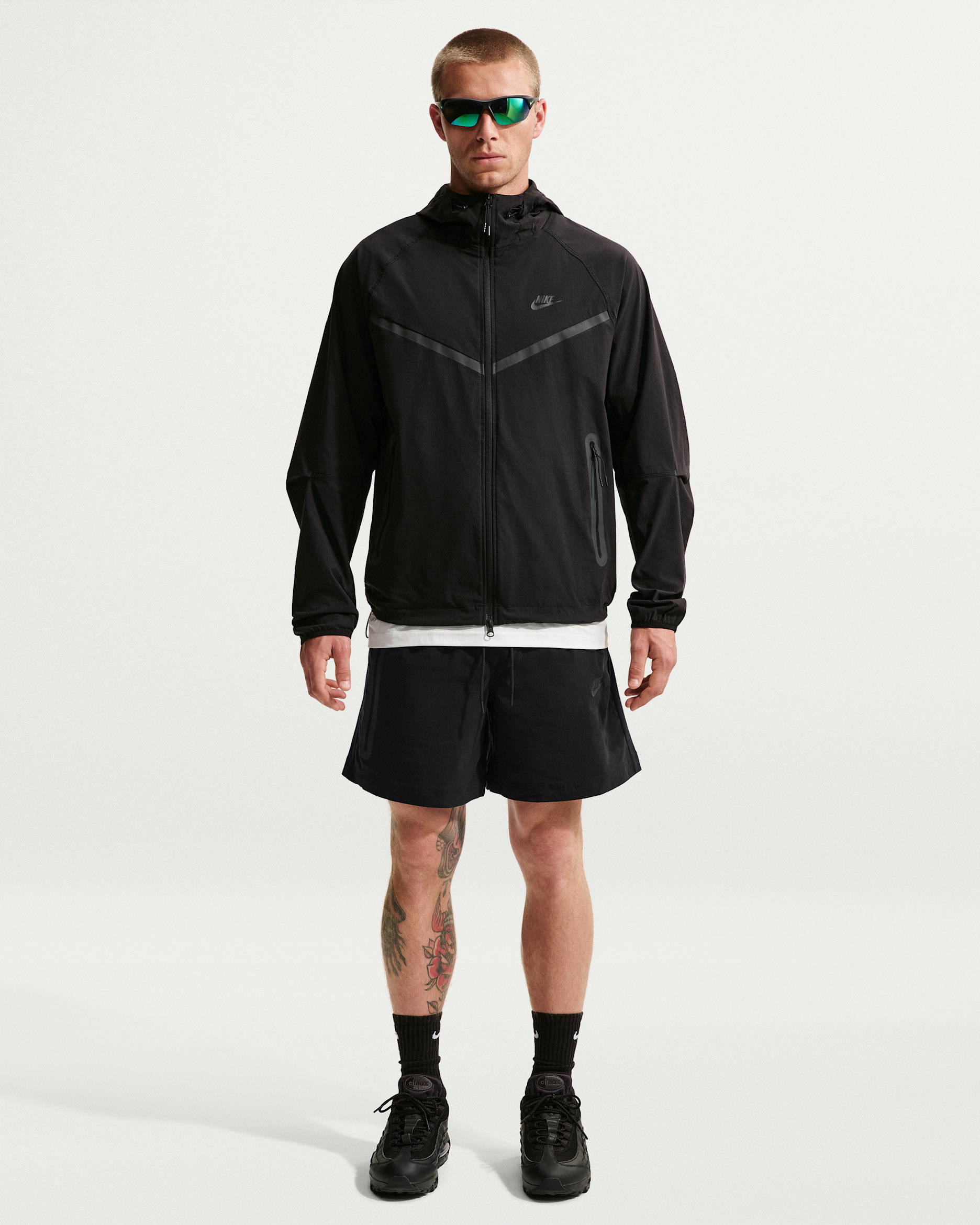 Shorts de tejido Woven para hombre Nike Tech - Negro/Negro