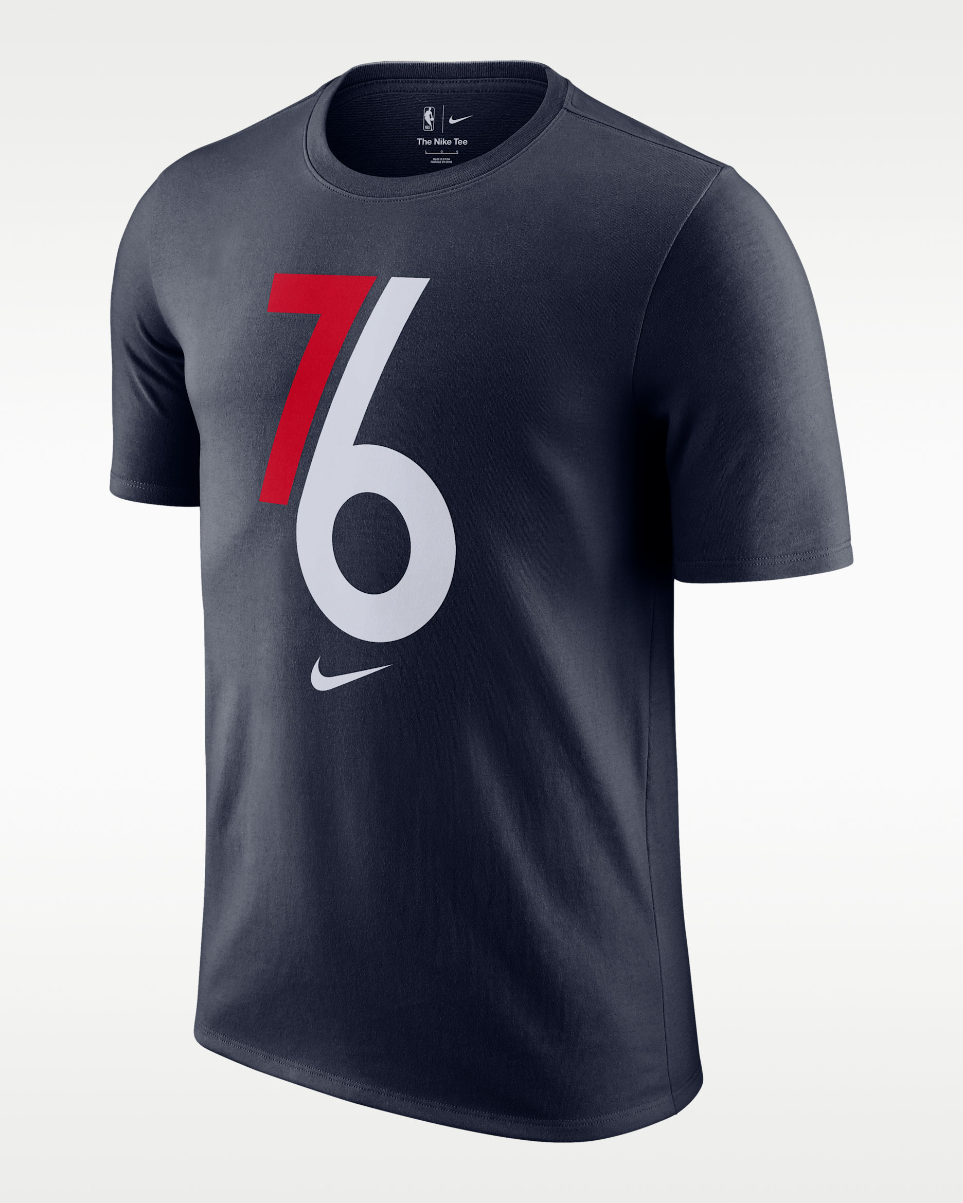 Philadelphia 76ers Essential City Edition Men's Nike NBA T-Shirt - College Navy