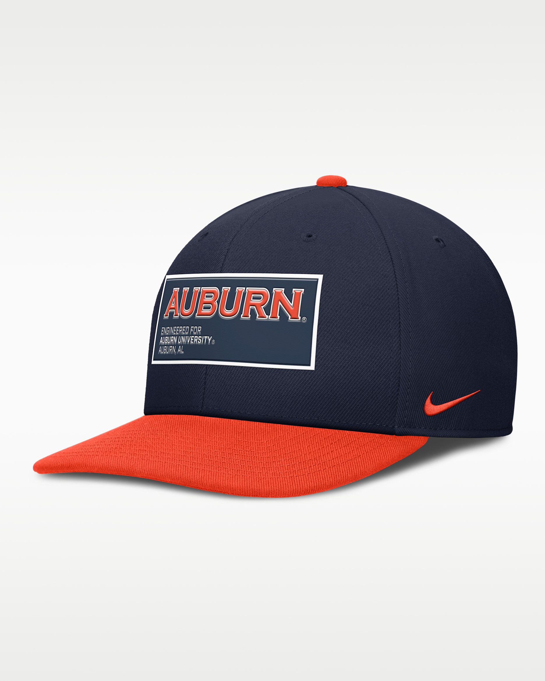 Gorra universitaria Nike Dri-FIT ajustable para hombre Auburn On-Field Pro - Azul marino
