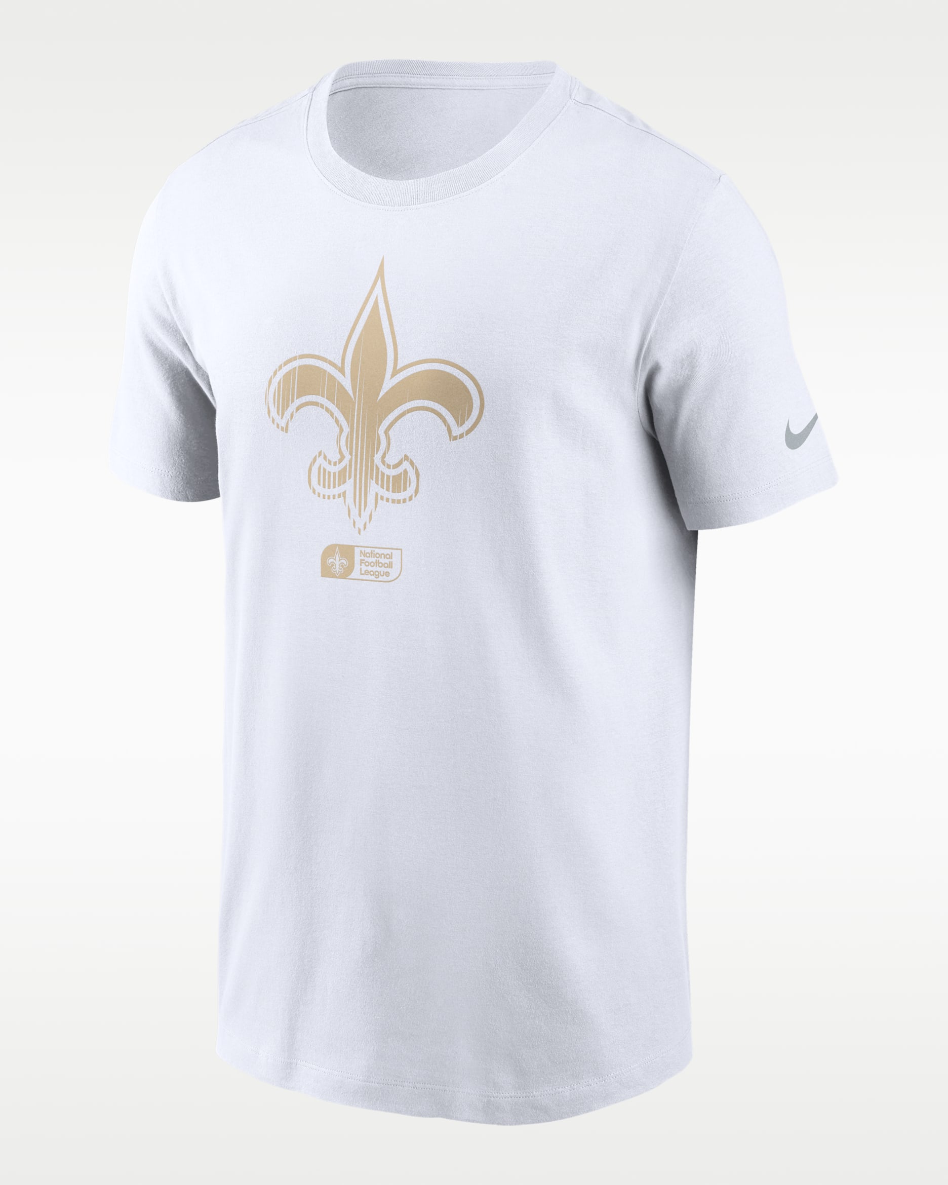 New Orleans Saints Faded Essential Men's Nike NFL T-Shirt - White
