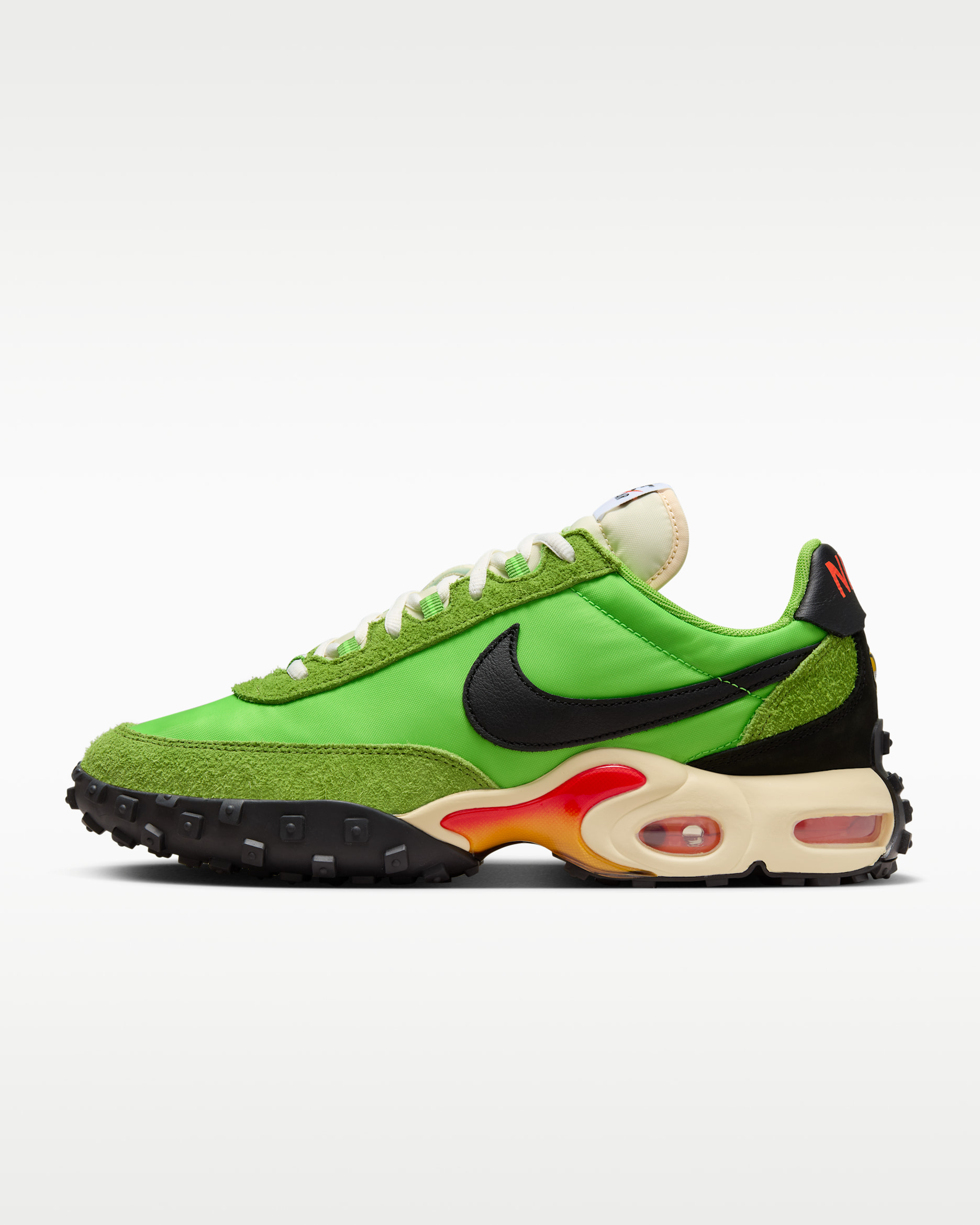 Nike Air Max Waffle SP Men's Shoes - Action Green/Total Orange/Black