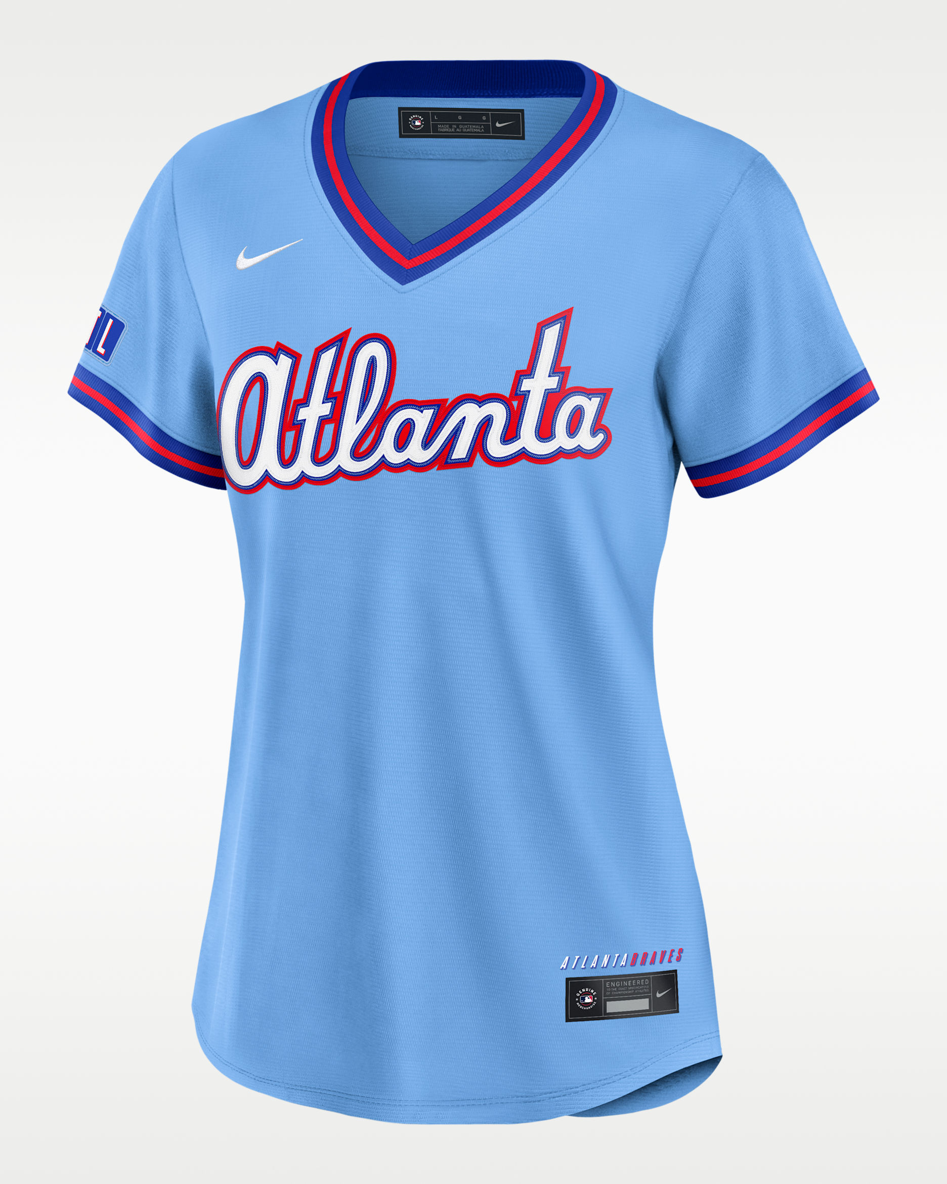 Atlanta Braves City Connect Women's Nike MLB Stadium Jersey - Powder Blue