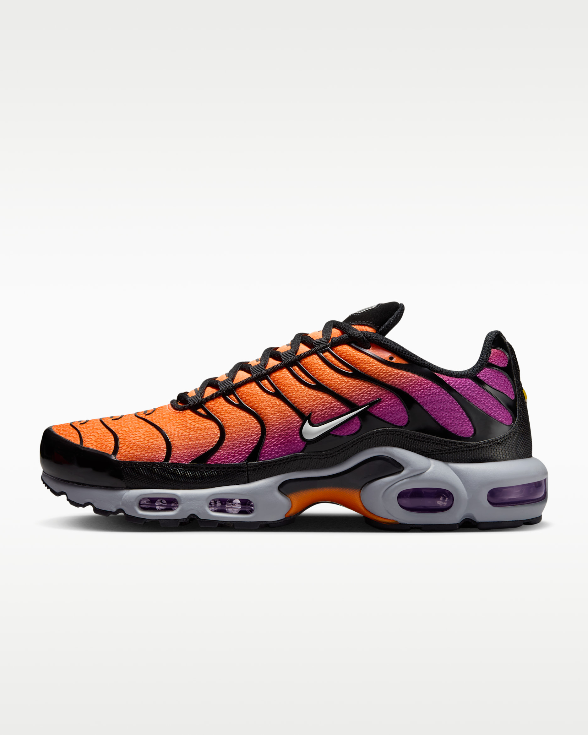 Nike Air Max Plus Men's Shoes - Black/Total Orange/Vivid Purple/Photon Dust