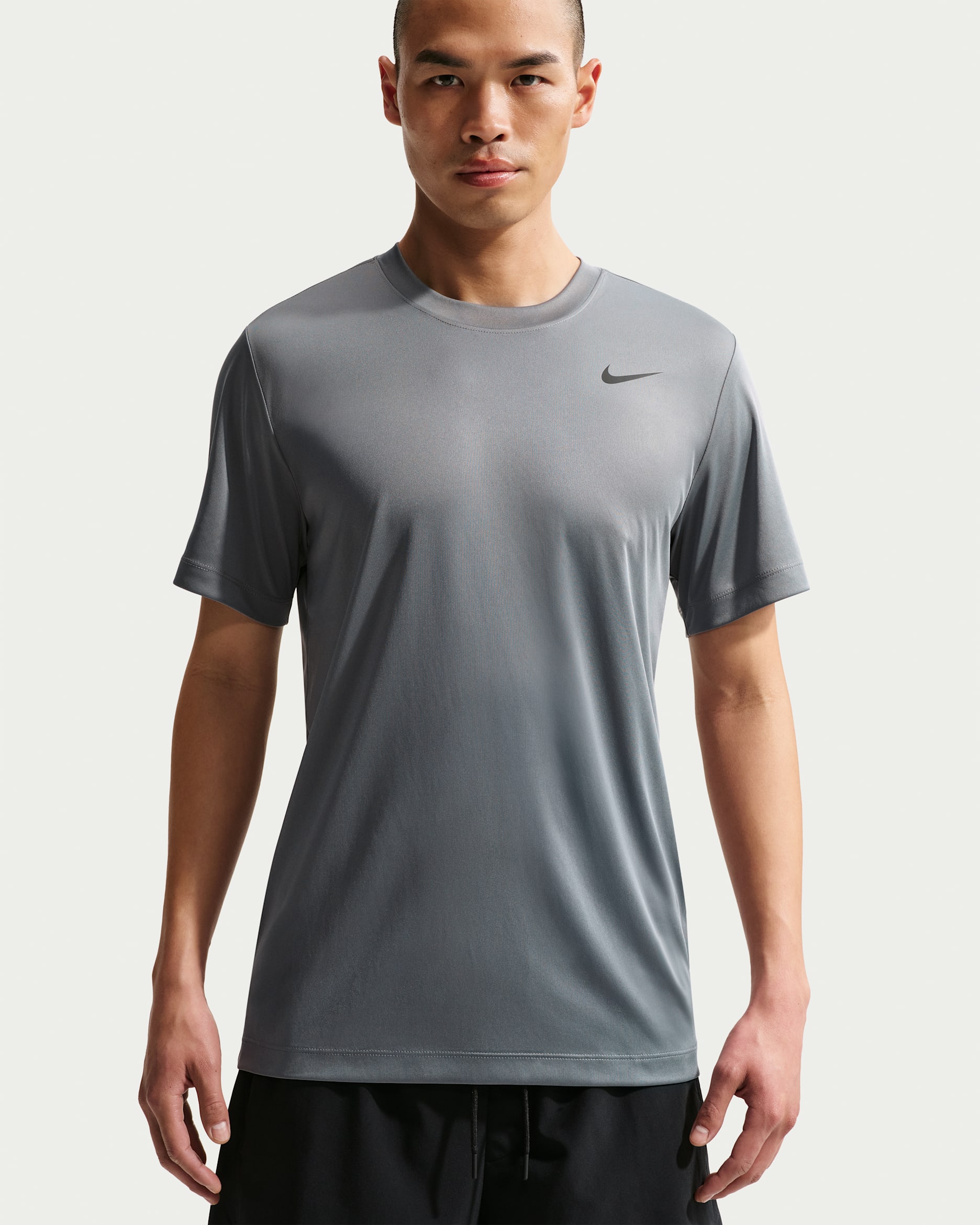 Nike Men's Dri-FIT Training T-Shirt - Smoke Grey/Black