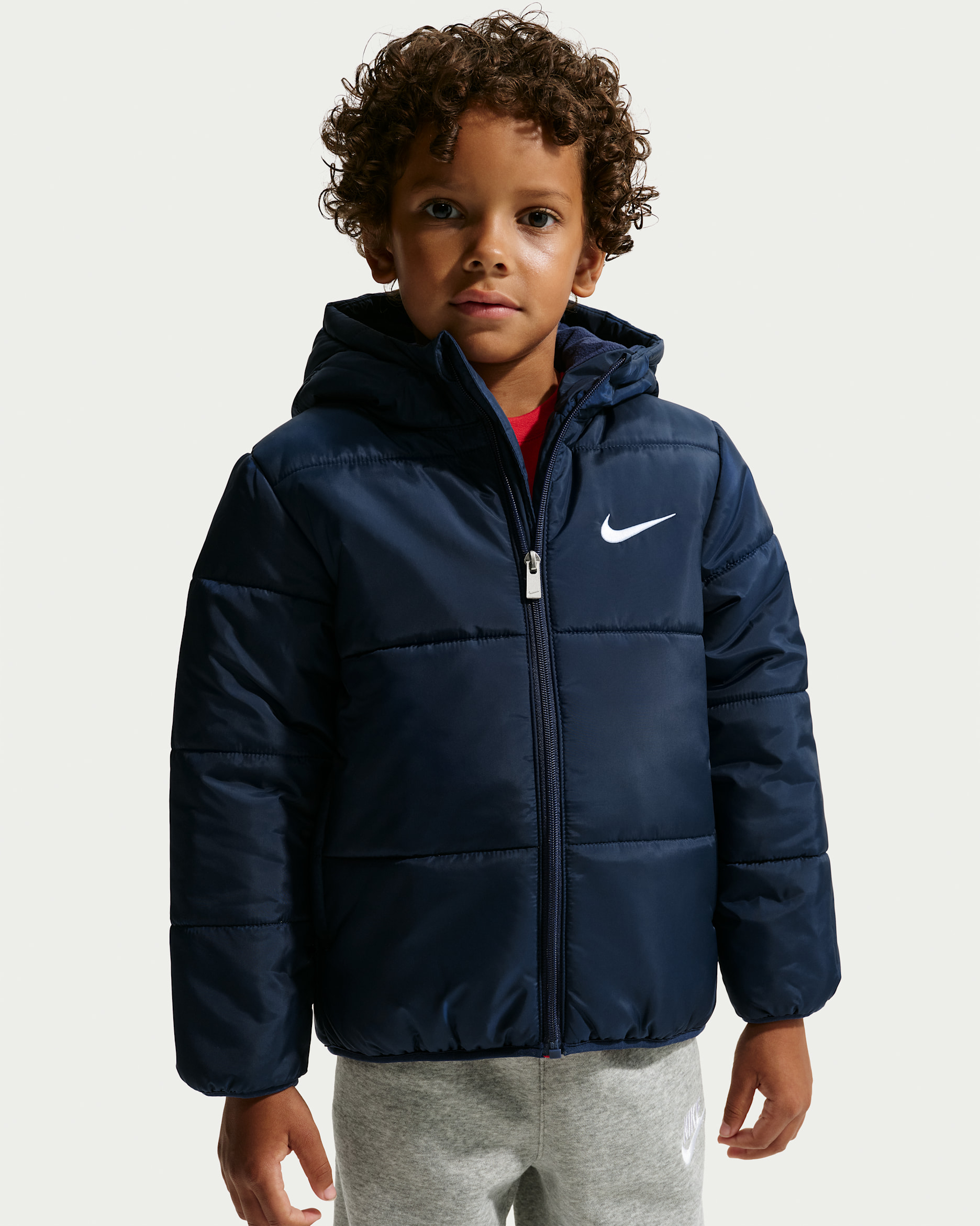 Nike Essentials Little Kids' Heavyweight Puffer Jacket - Midnight Navy