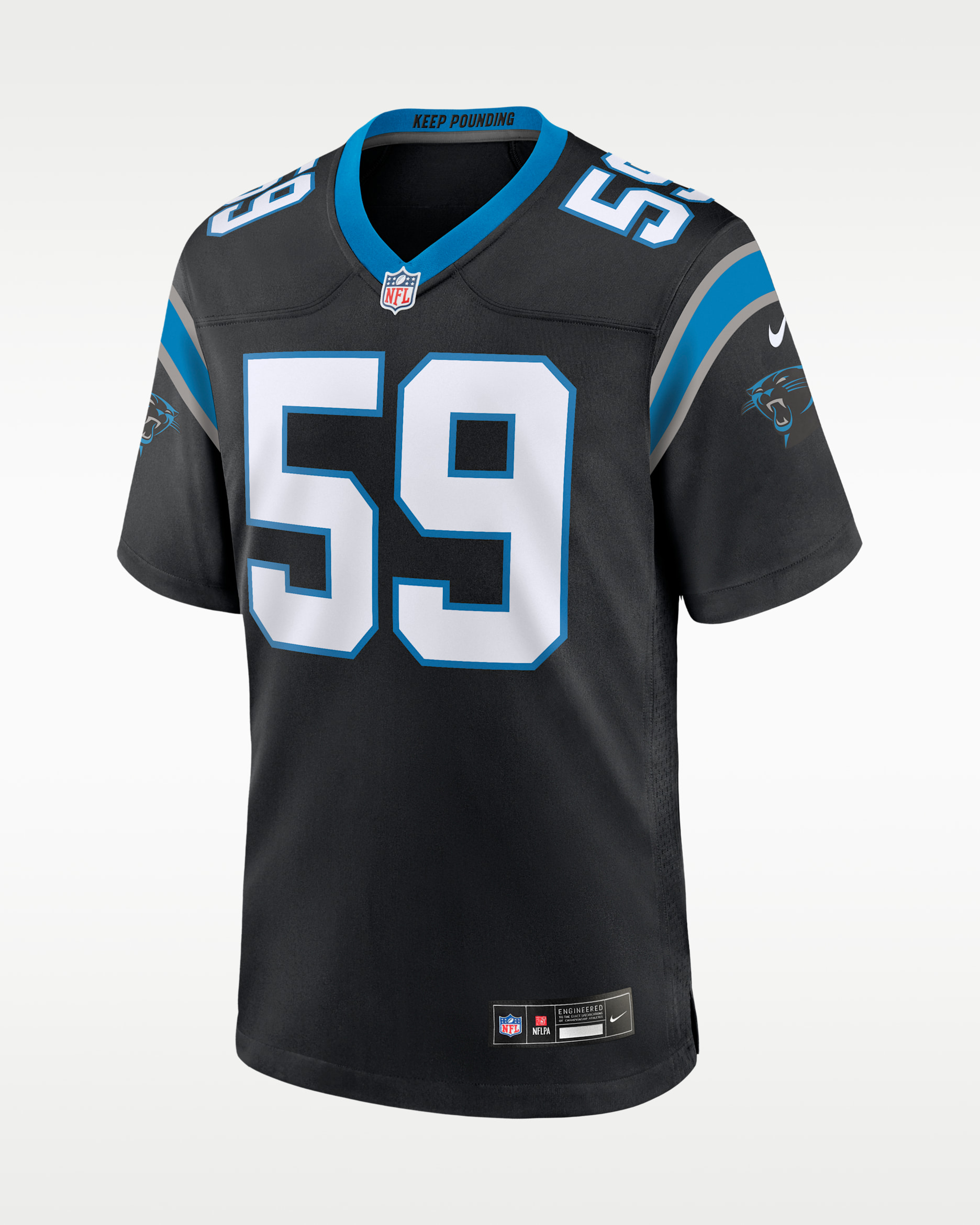 Luke Kuechly Carolina Panthers Retired Men's Nike NFL Game Jersey - Black