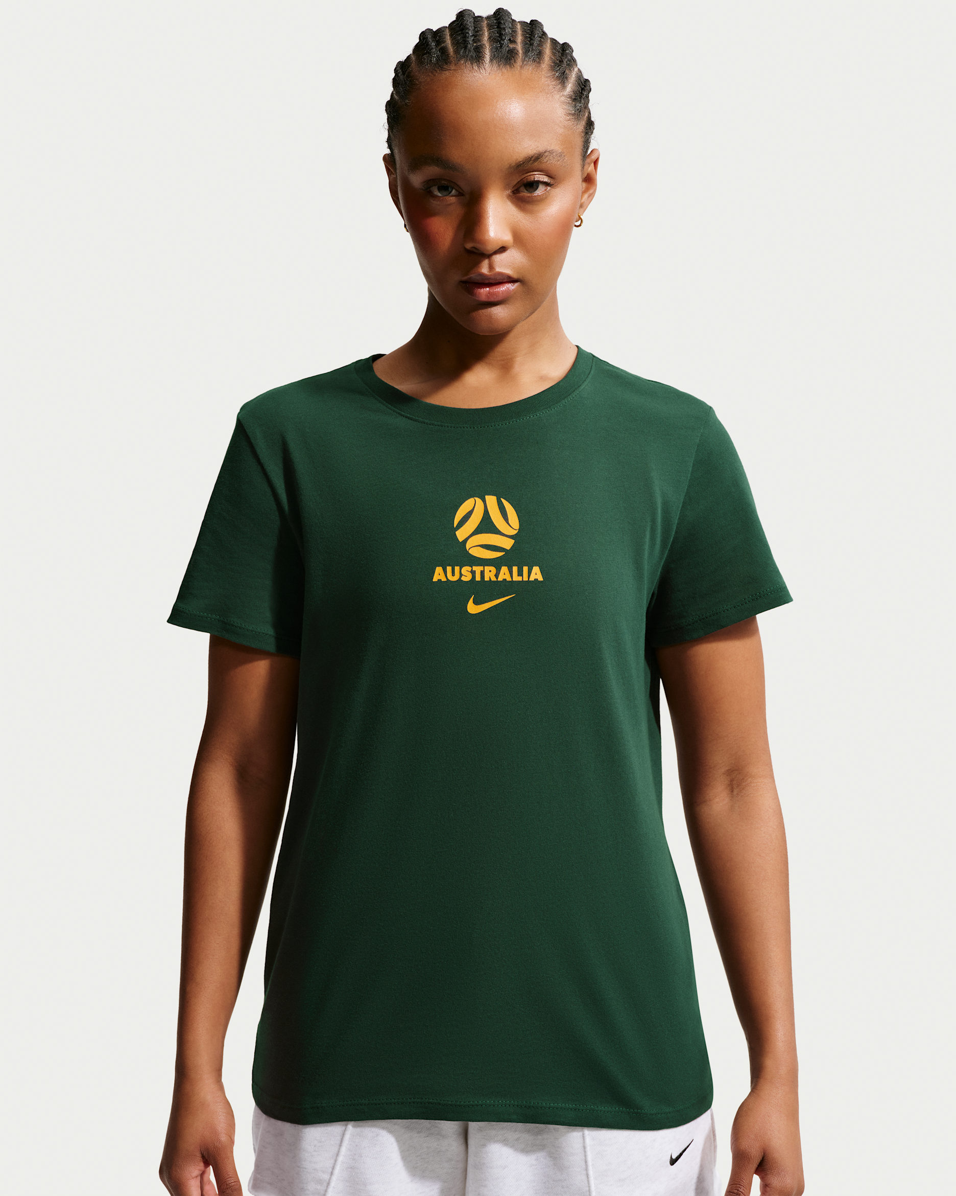 Australia Men's Nike Football T-Shirt - Pro Green