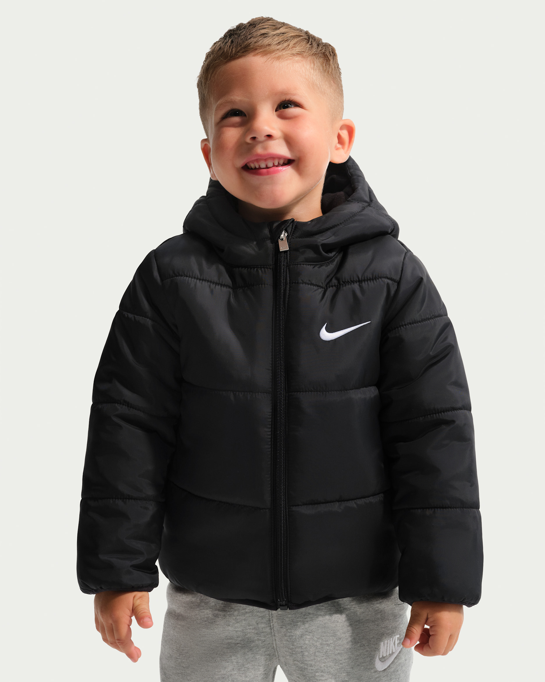 Nike Essentials Toddler Heavyweight Puffer Jacket - Black