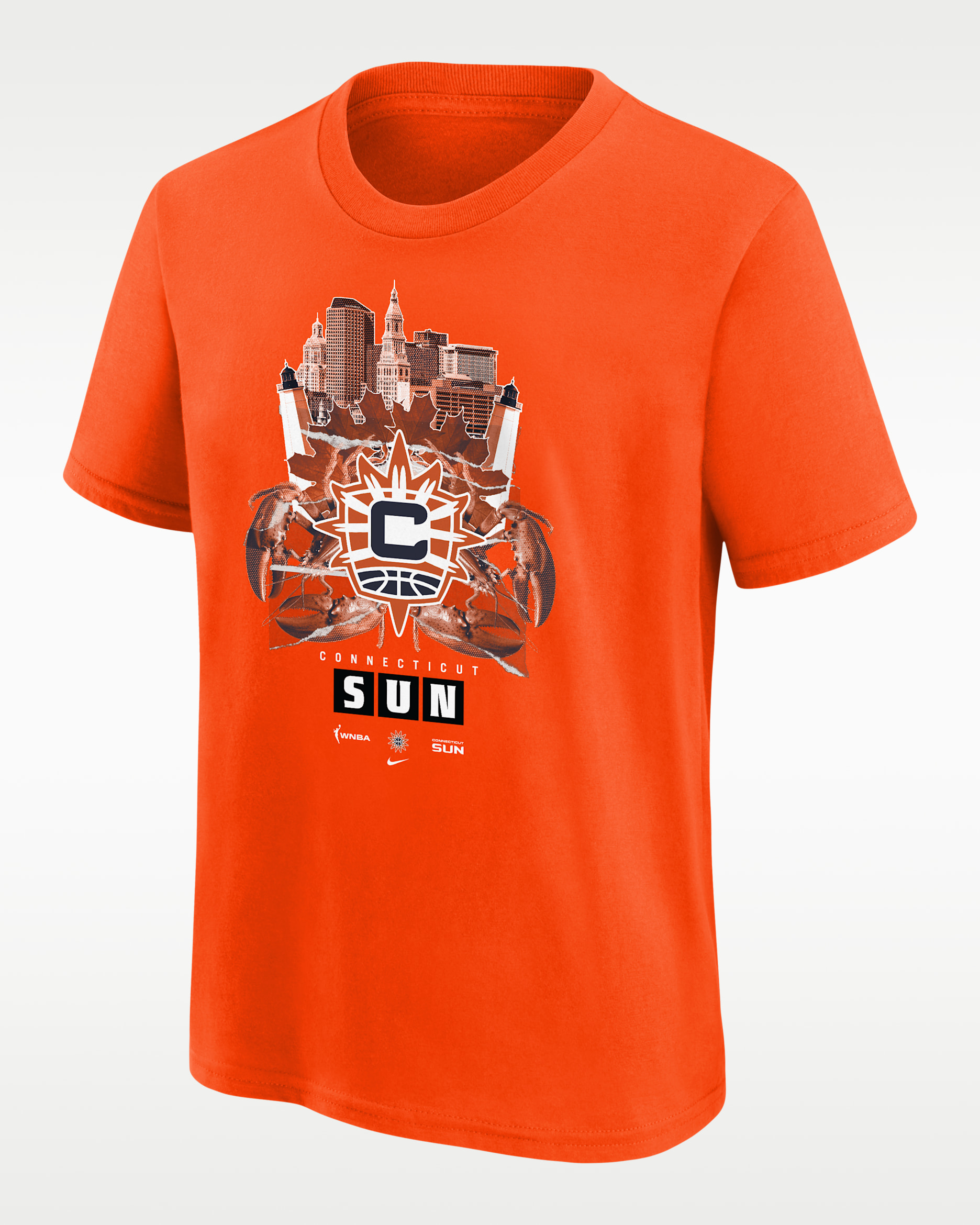 Connecticut Sun Big Kids' Nike WNBA T-Shirt - Brilliant Orange