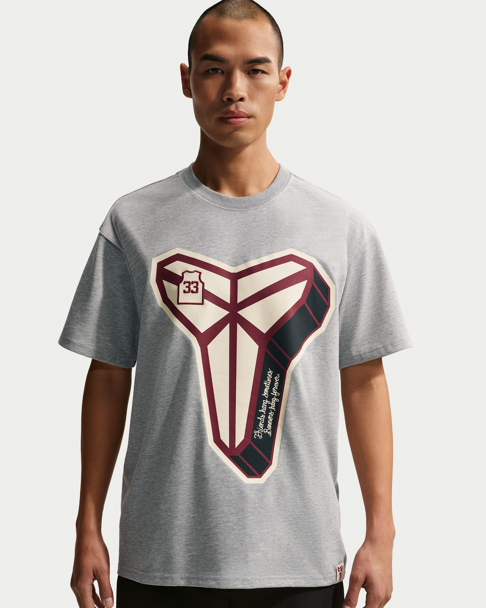 Kobe Men's Nike Dri-FIT Basketball T-Shirt - Dark Grey Heather