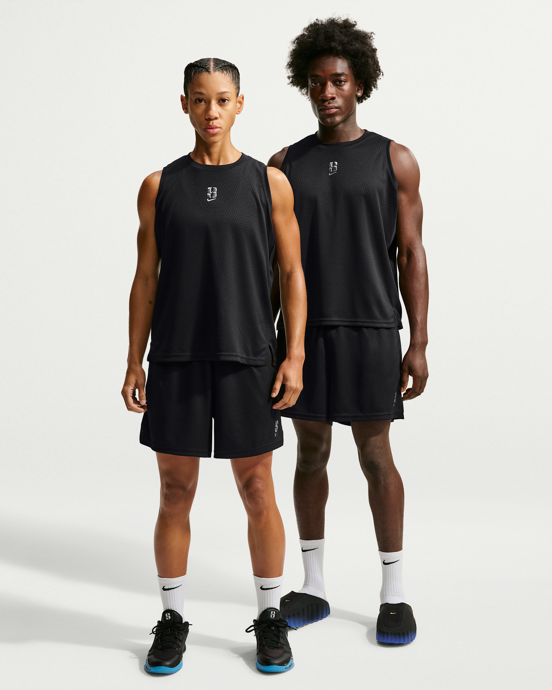 Sabrina Nike Aero-FIT Basketball Shorts - Black/Black/Ice Silver