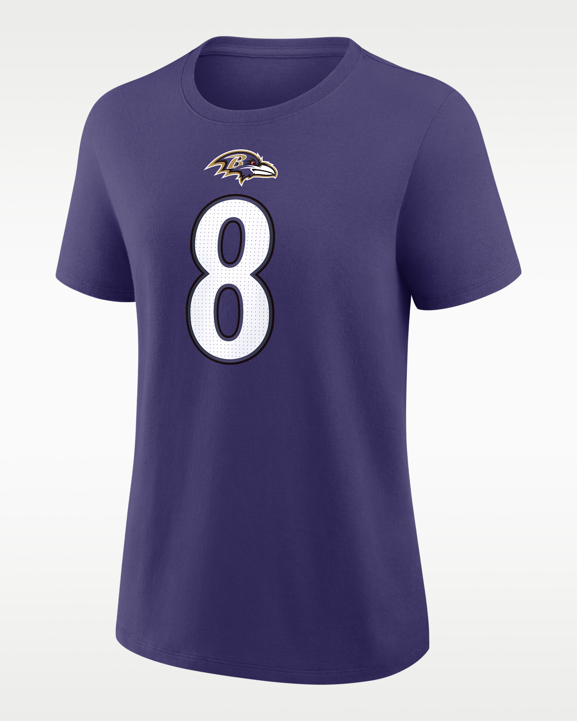 Lamar Jackson Baltimore Ravens Women's Nike NFL T-Shirt - Purple