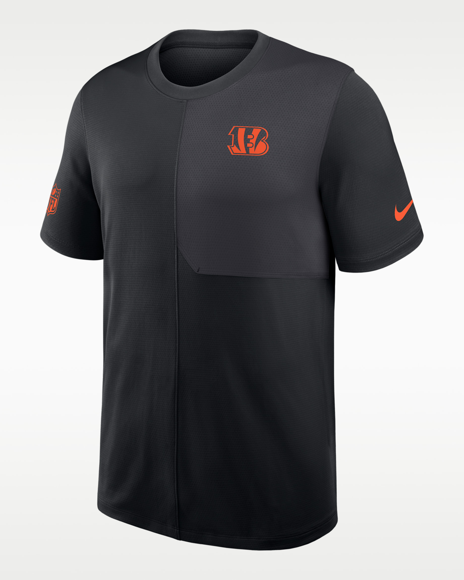 Cincinnati Bengals Sideline Coach Men's Nike Dri-FIT NFL Top - Black