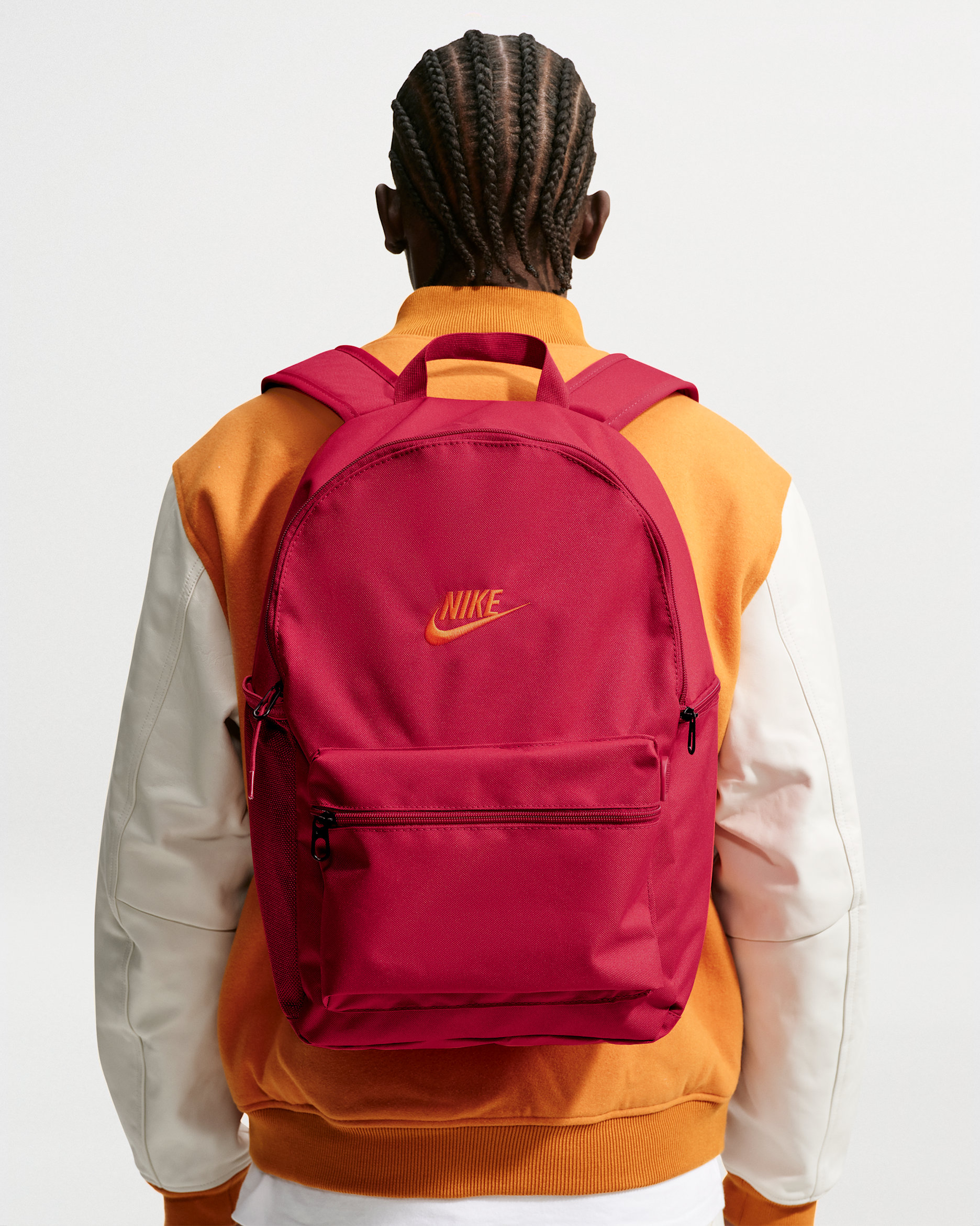 Nike Heritage Backpack 2.0 (23L) - Tough Red/Tough Red/Safety Orange