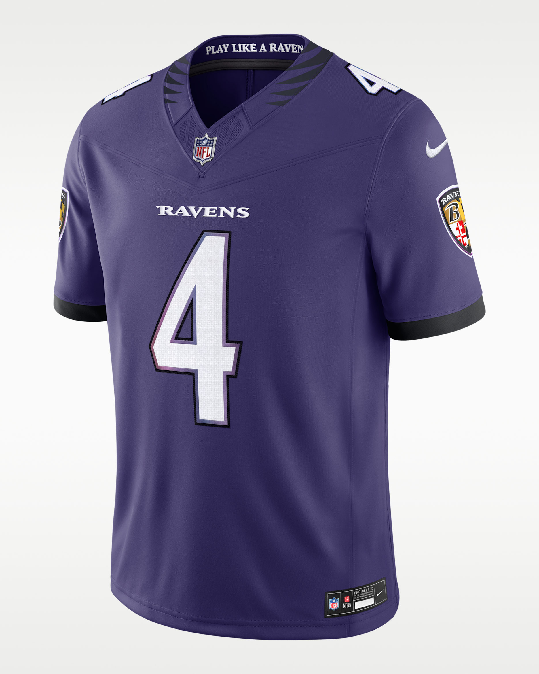 Zay Flowers Baltimore Ravens Men's Nike Dri-FIT NFL Limited Jersey - Purple