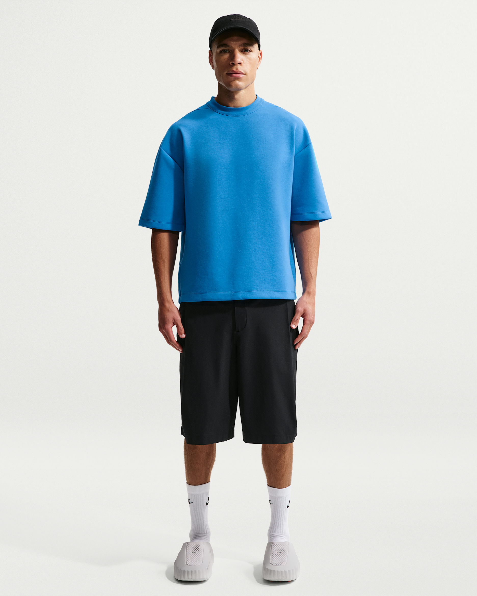 Shorts Dri-FIT UV de 20 cm para hombre Nike 24.7 PerfectStretch - Negro/Negro/Gris humo oscuro