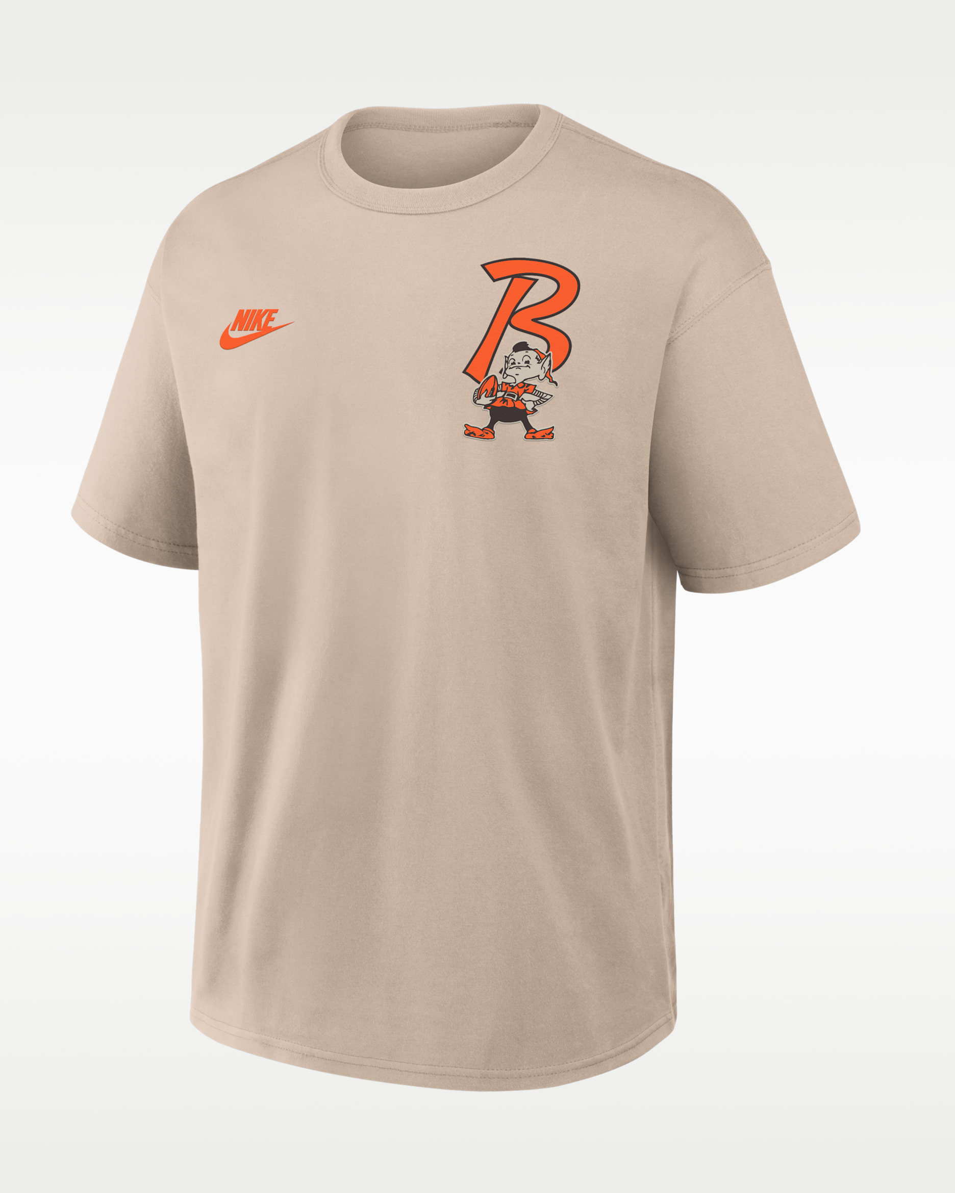 Cleveland Browns Rewind Max90 Men's Nike NFL T-Shirt - Sand