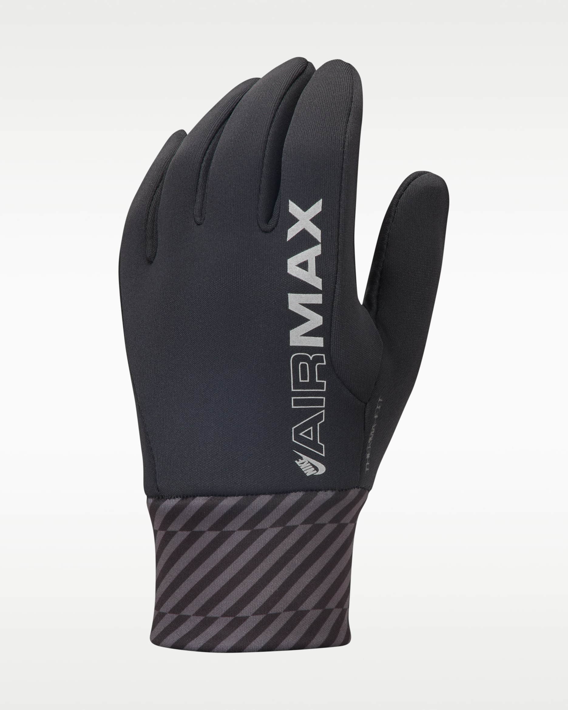 Gants de foot Therma-FIT Nike Academy - Noir/Anthracite/Reflective Silver
