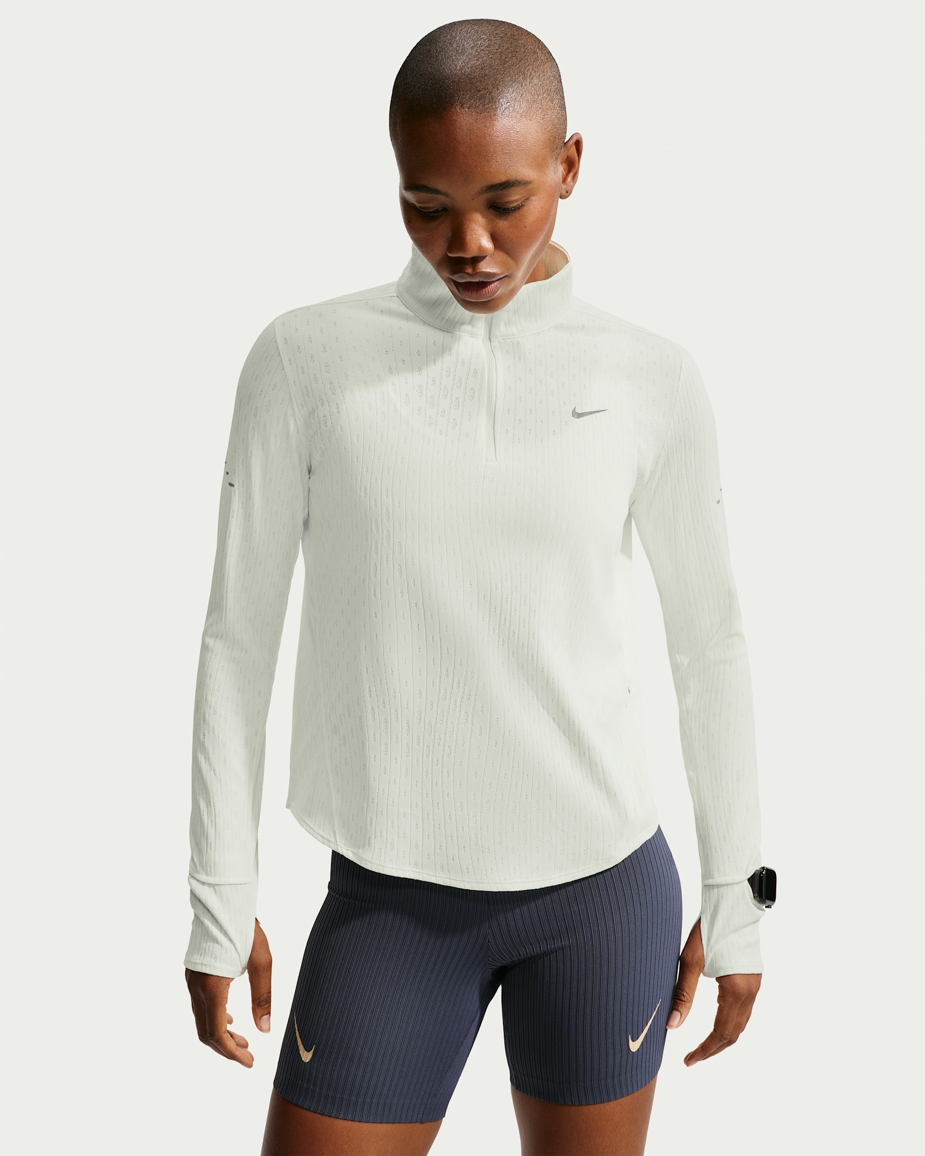 Nike Swift Aero-FIT Women's 1/2-Zip Running Top - Sail