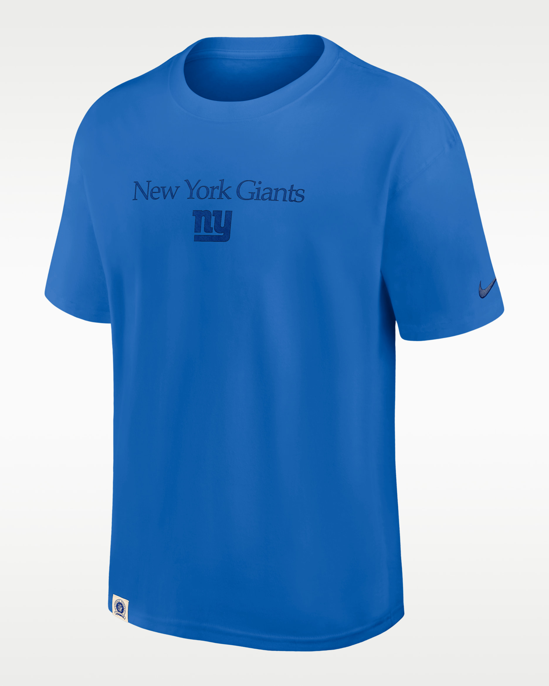 Playera Nike de la NFL para hombre New York Giants Glory Max90 - Azul señal