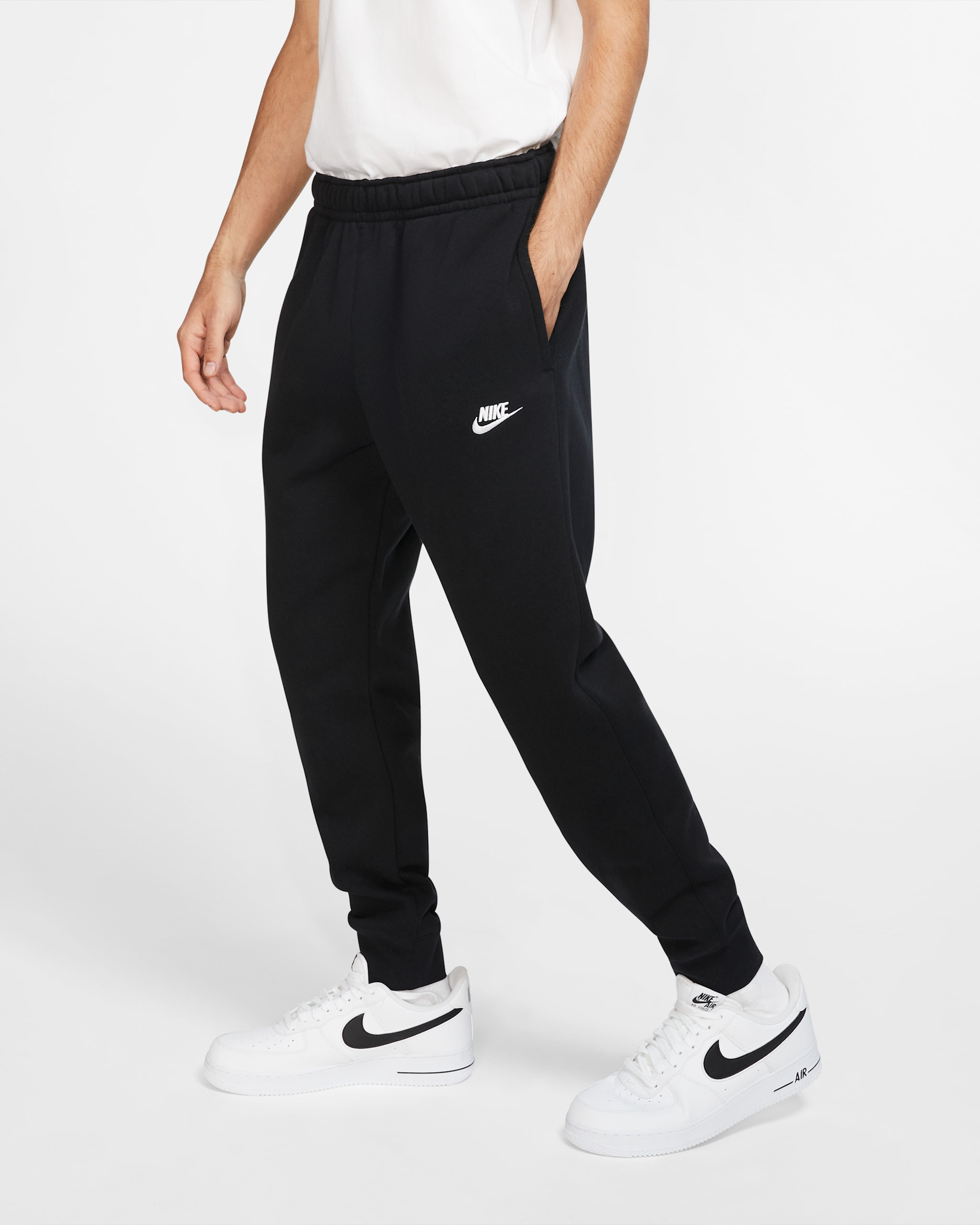 Nike Sportswear Club Fleece Joggers - Black/Black/White