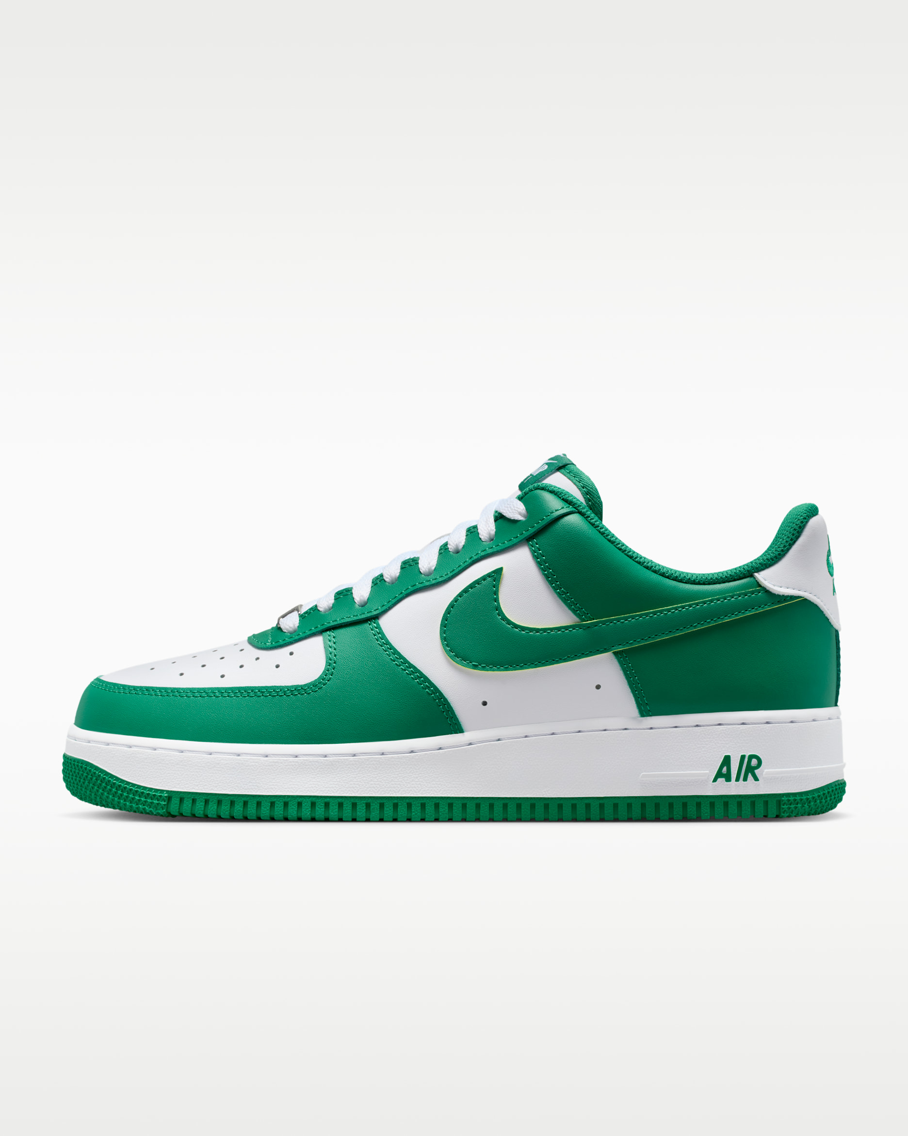 Nike Air Force 1 '07 Men's Shoes - White/White/Malachite