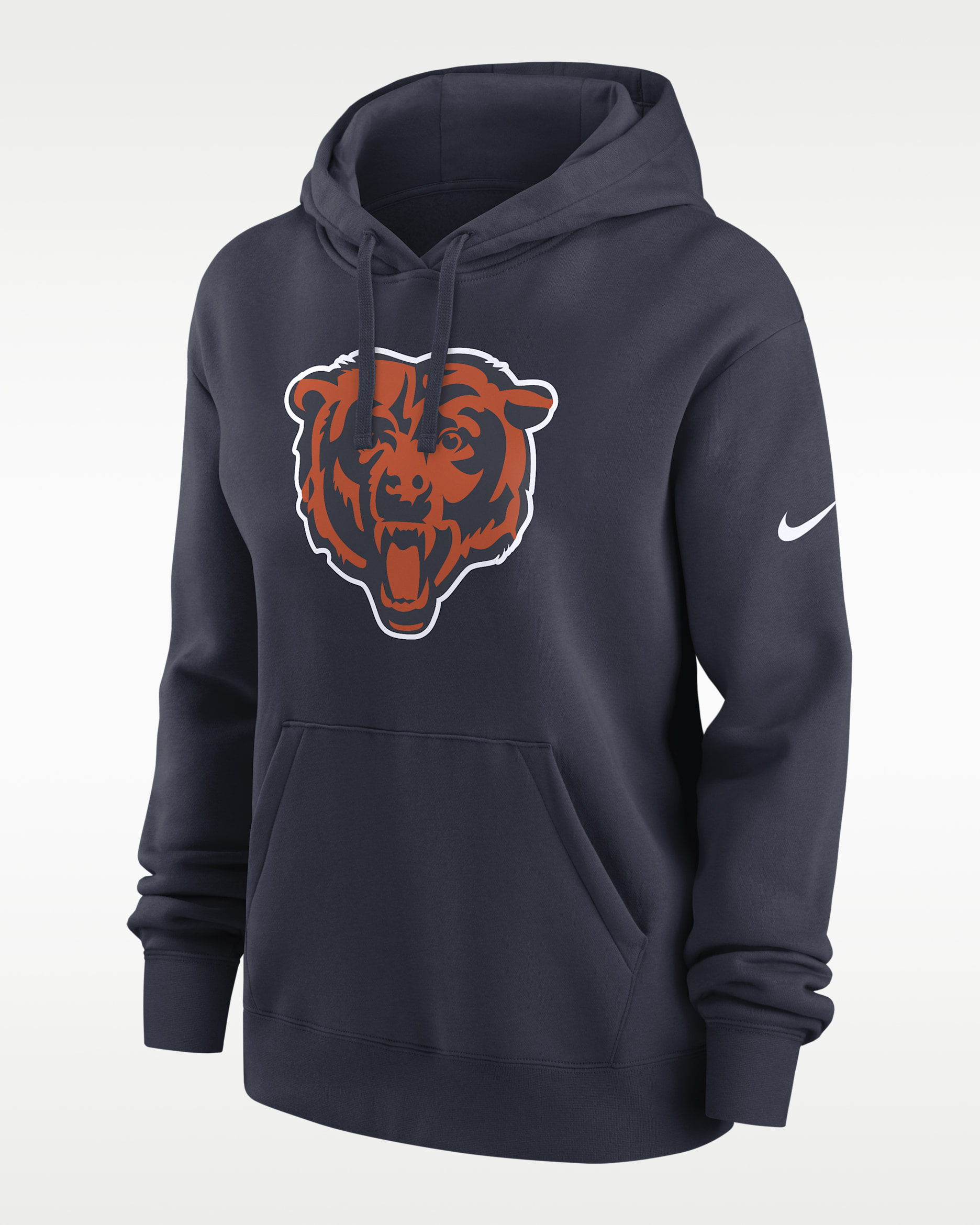 Chicago Bears Club Women's Nike NFL Pullover Hoodie - Navy