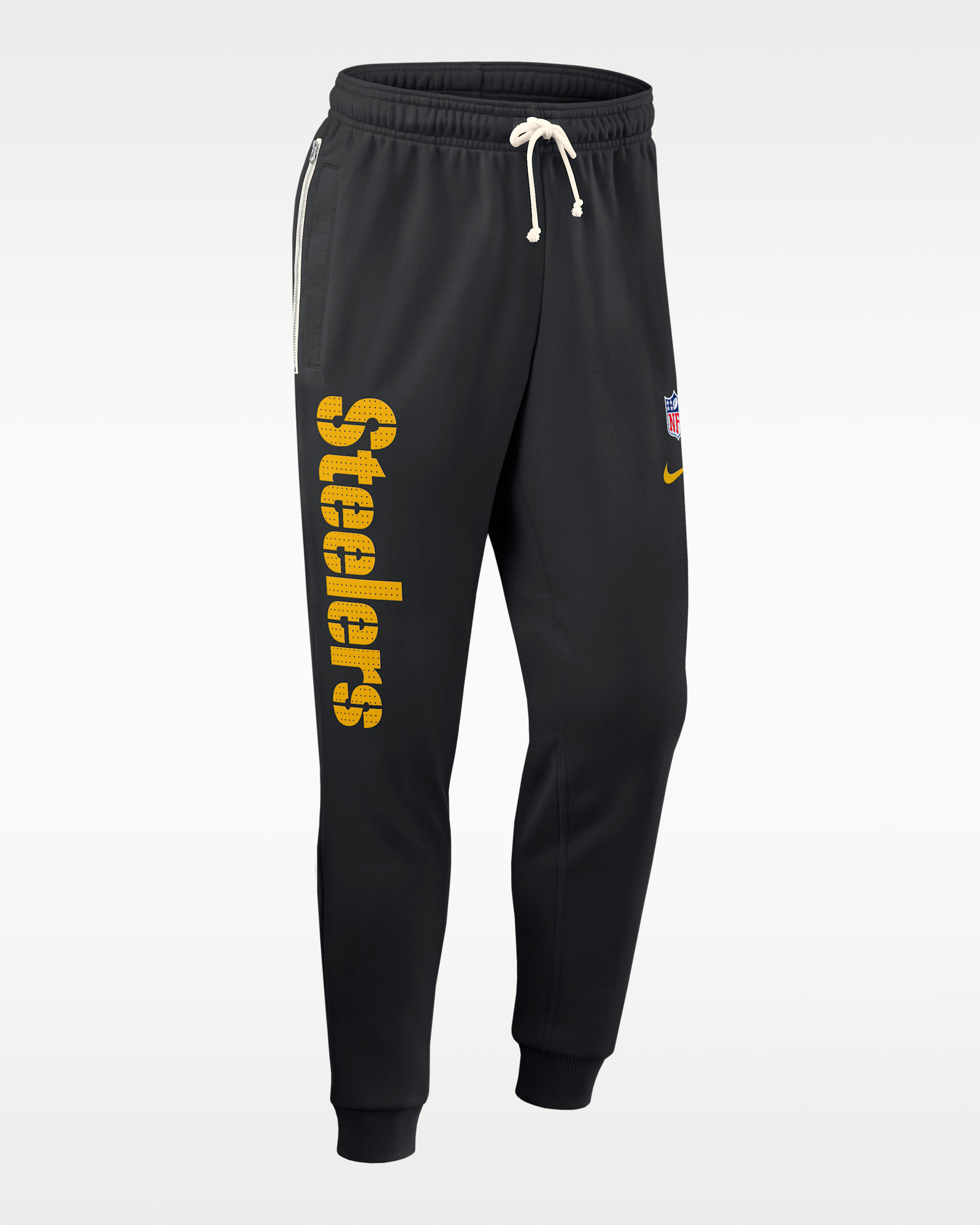 Pittsburgh Steelers Ground Game Sideline Men's Nike Dri-FIT NFL Taper Pants - Black