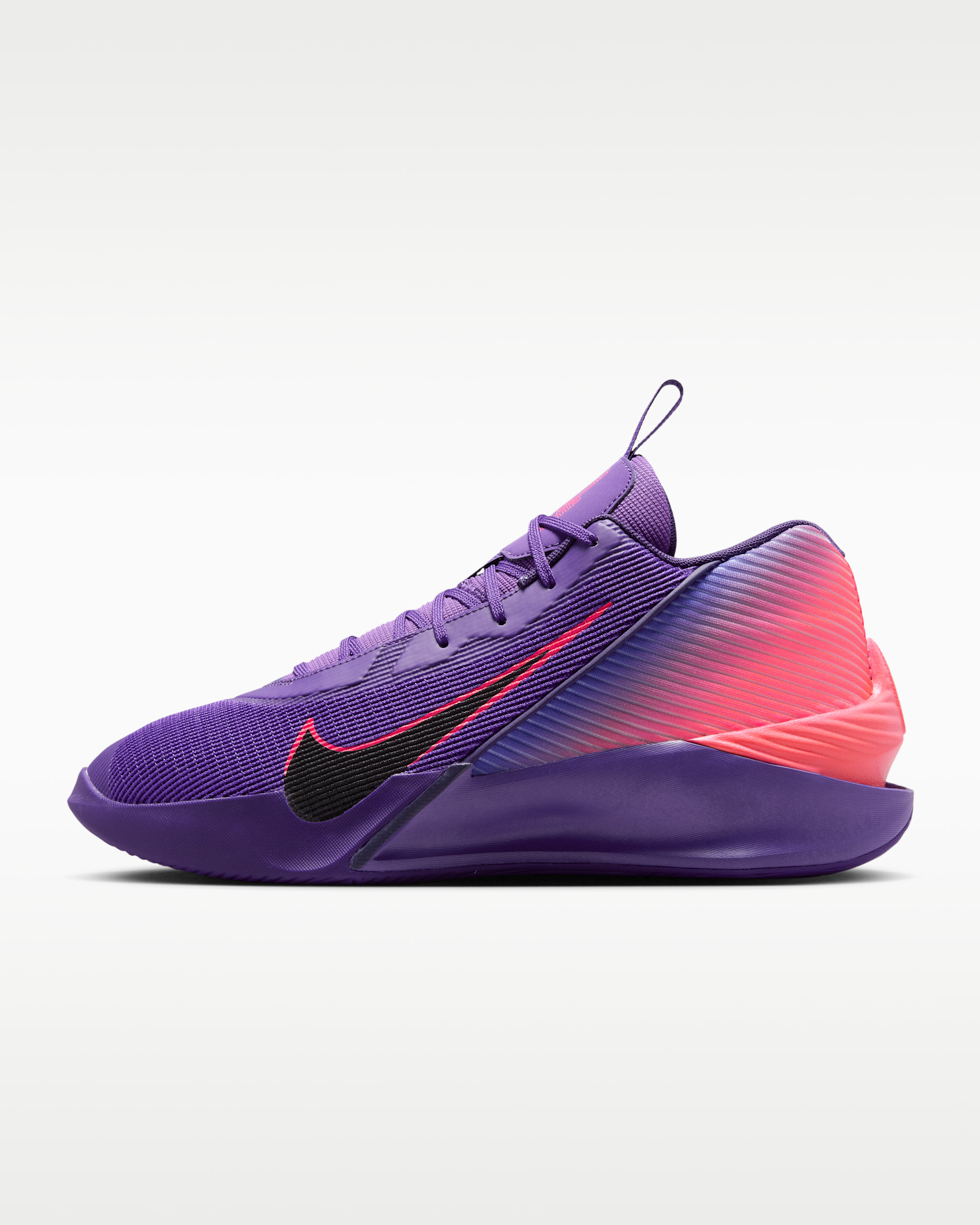 Nike G.T. Jump Academy EP Basketball Shoes - Wild Grape/Bright Crimson/Ink/Black