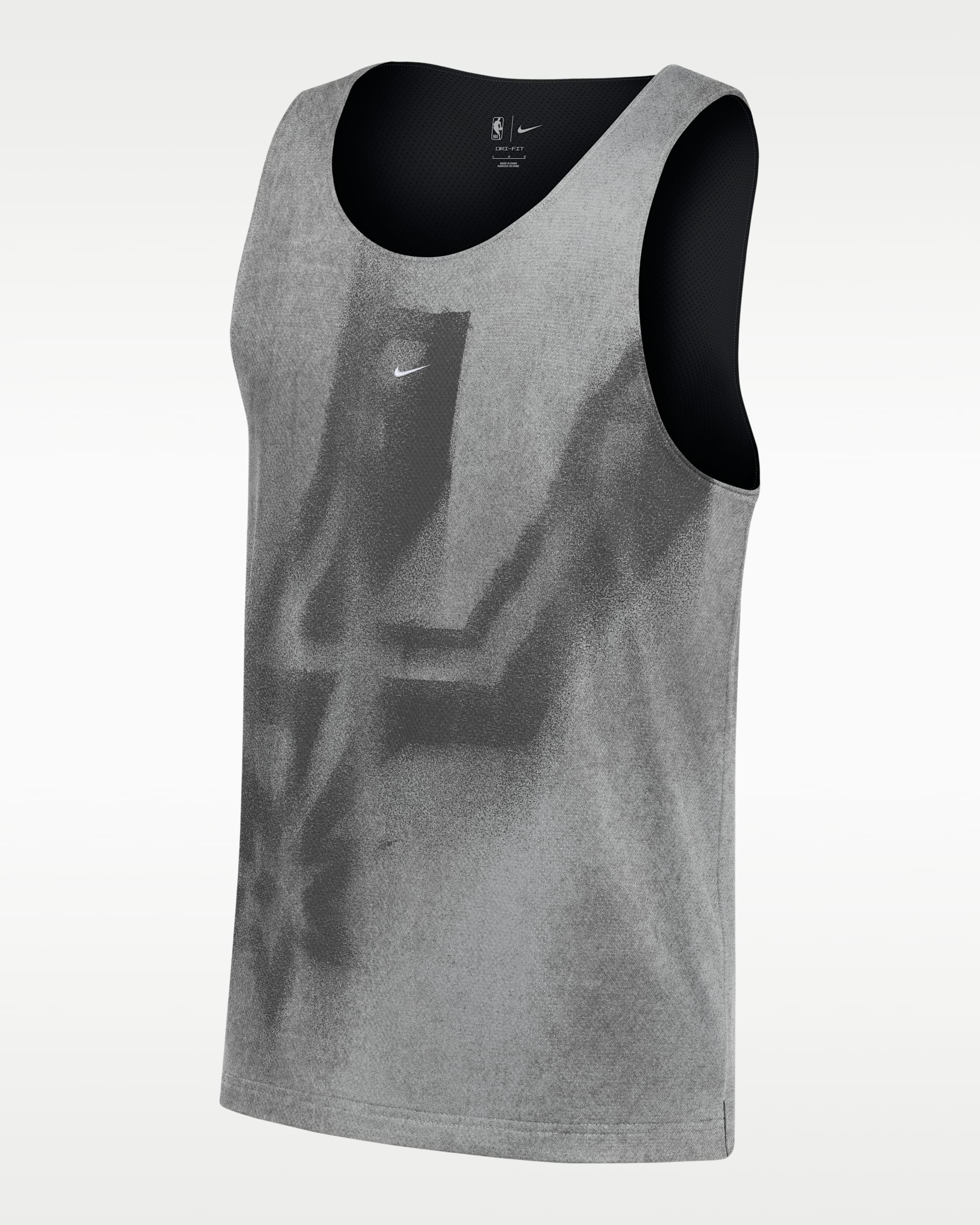 San Antonio Spurs Standard Issue Nike Men's Mesh Basketball Jersey - Flat Silver/Black