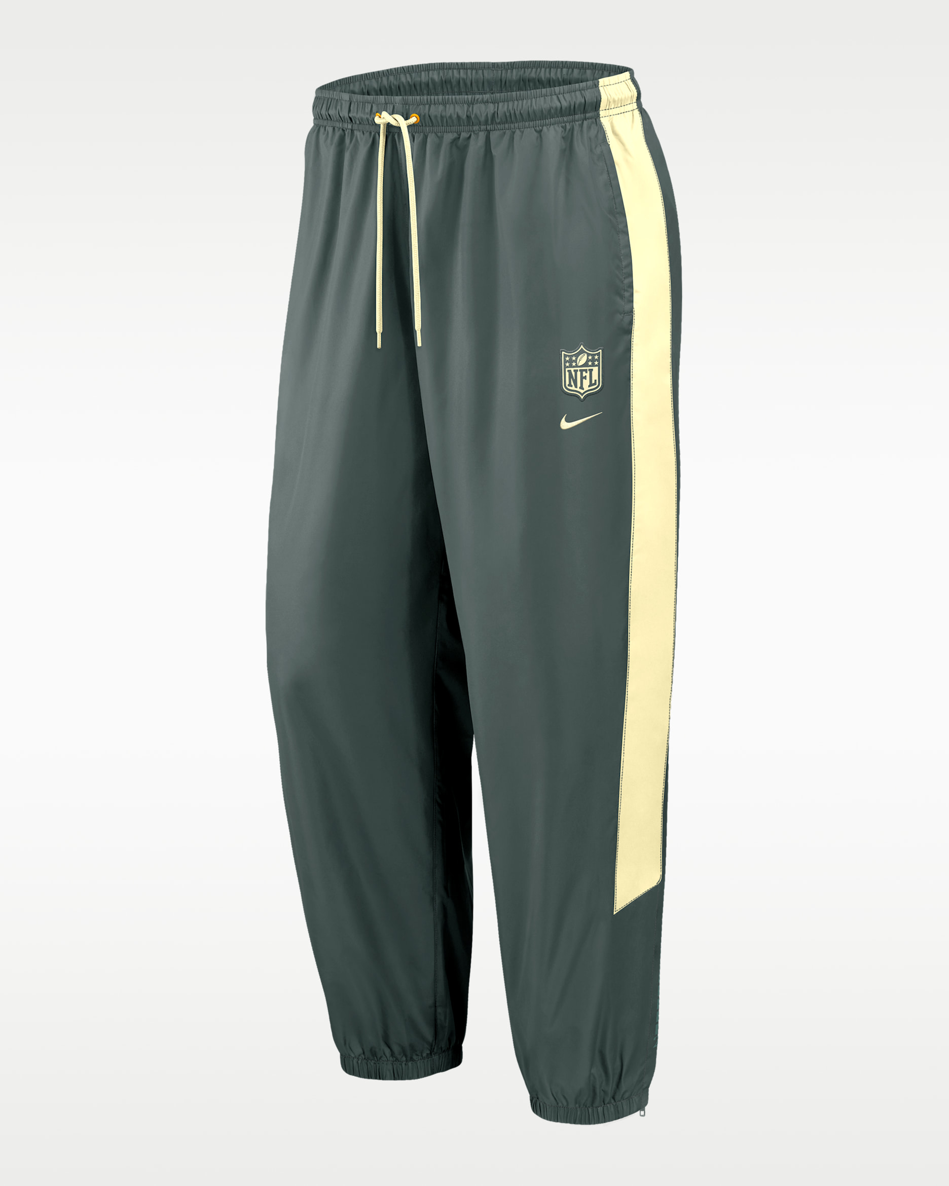 Green Bay Packers Rivalries Collection Windrunner Men's Nike NFL Pants - Vintage Green