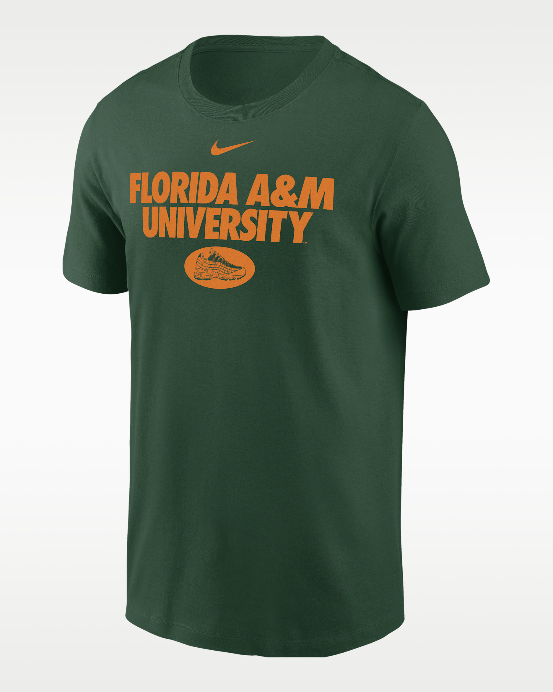 Nike College (Florida A&M University) Men's Air Max Short-Sleeve T-Shirt - Gorge Green