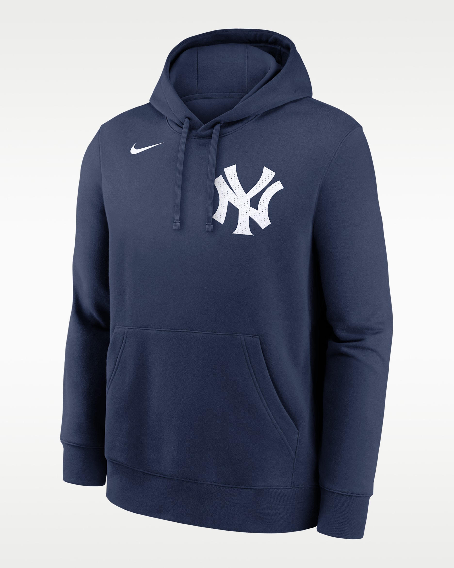 Sudadera con gorro sin cierre Nike de la MLB para hombre Giancarlo Stanton New York Yankees Club - Azul marino