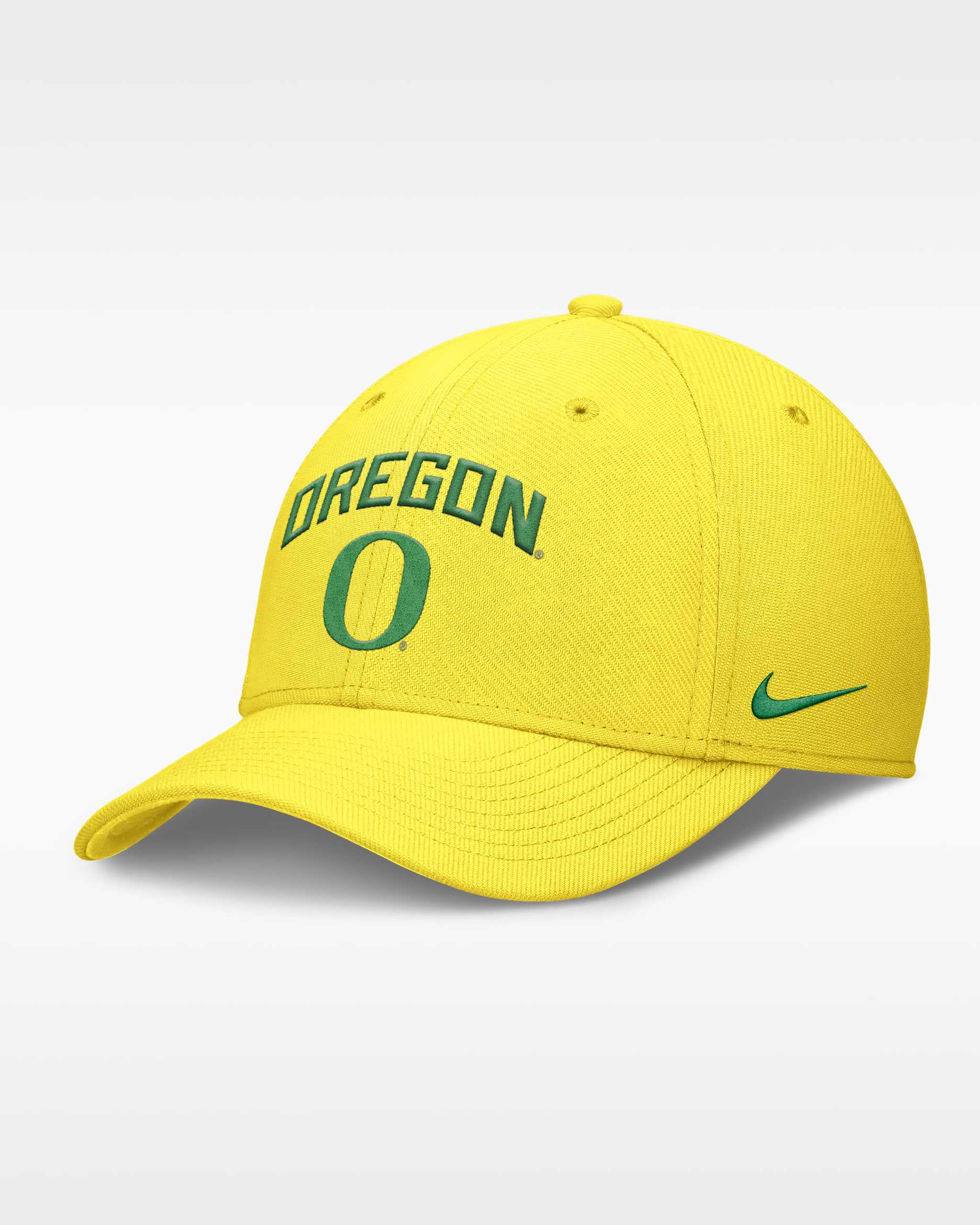 Oregon On-Field Rise Swoosh Men's Nike Dri-FIT College Hat - Yellow