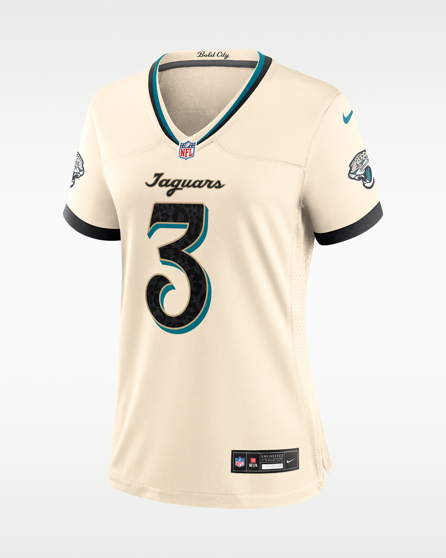 Jakobi Meyers Jacksonville Jaguars Rivalries Collection Women's Nike NFL Game Jersey - Natural