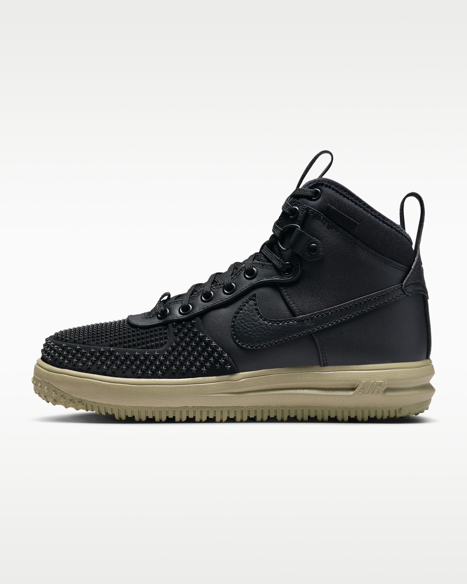 Nike Lunar Force 1 Men's Winterized Duckboots - Black/Neutral Olive/Black