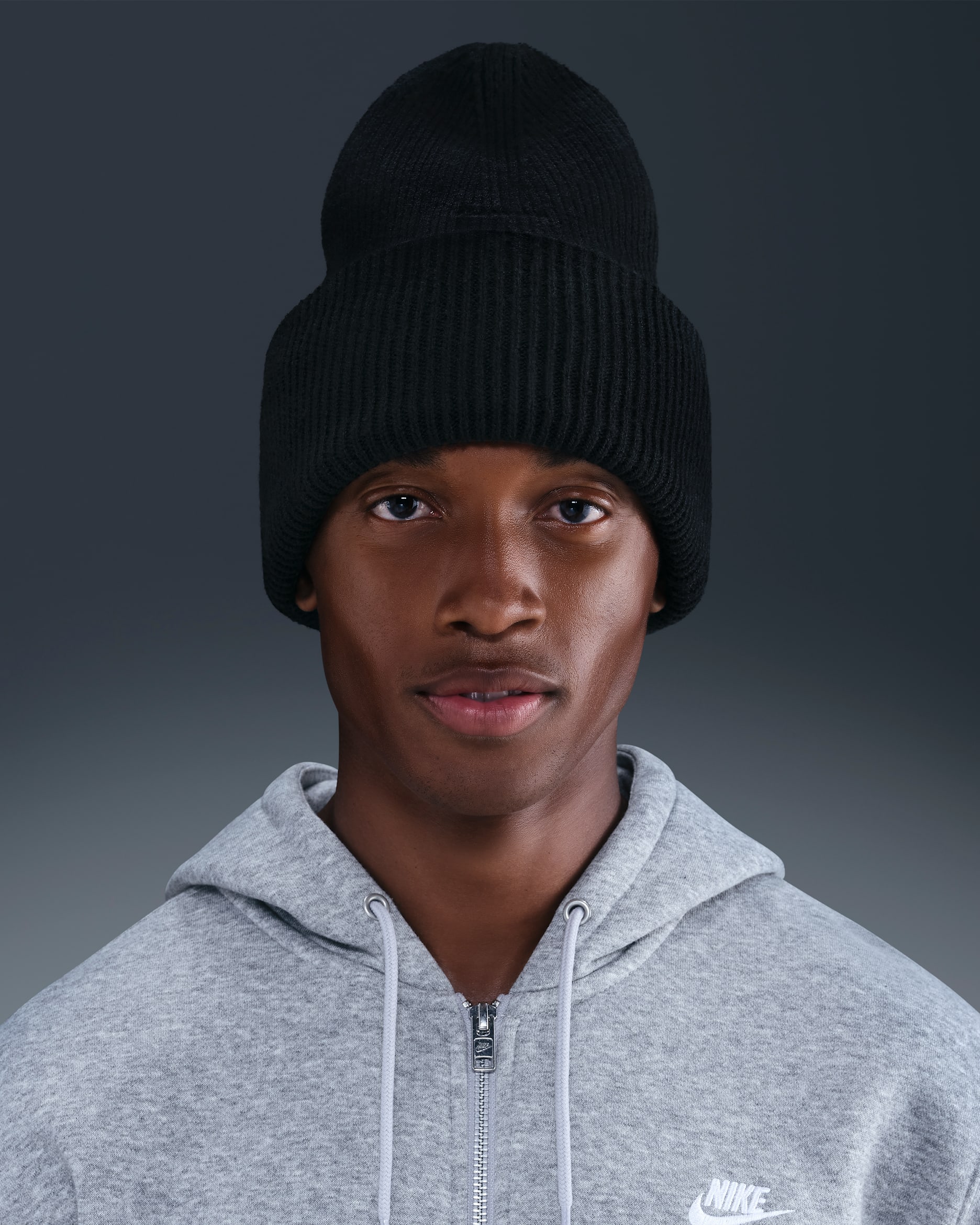 Nike Peak Premium Beanie - Black/Black