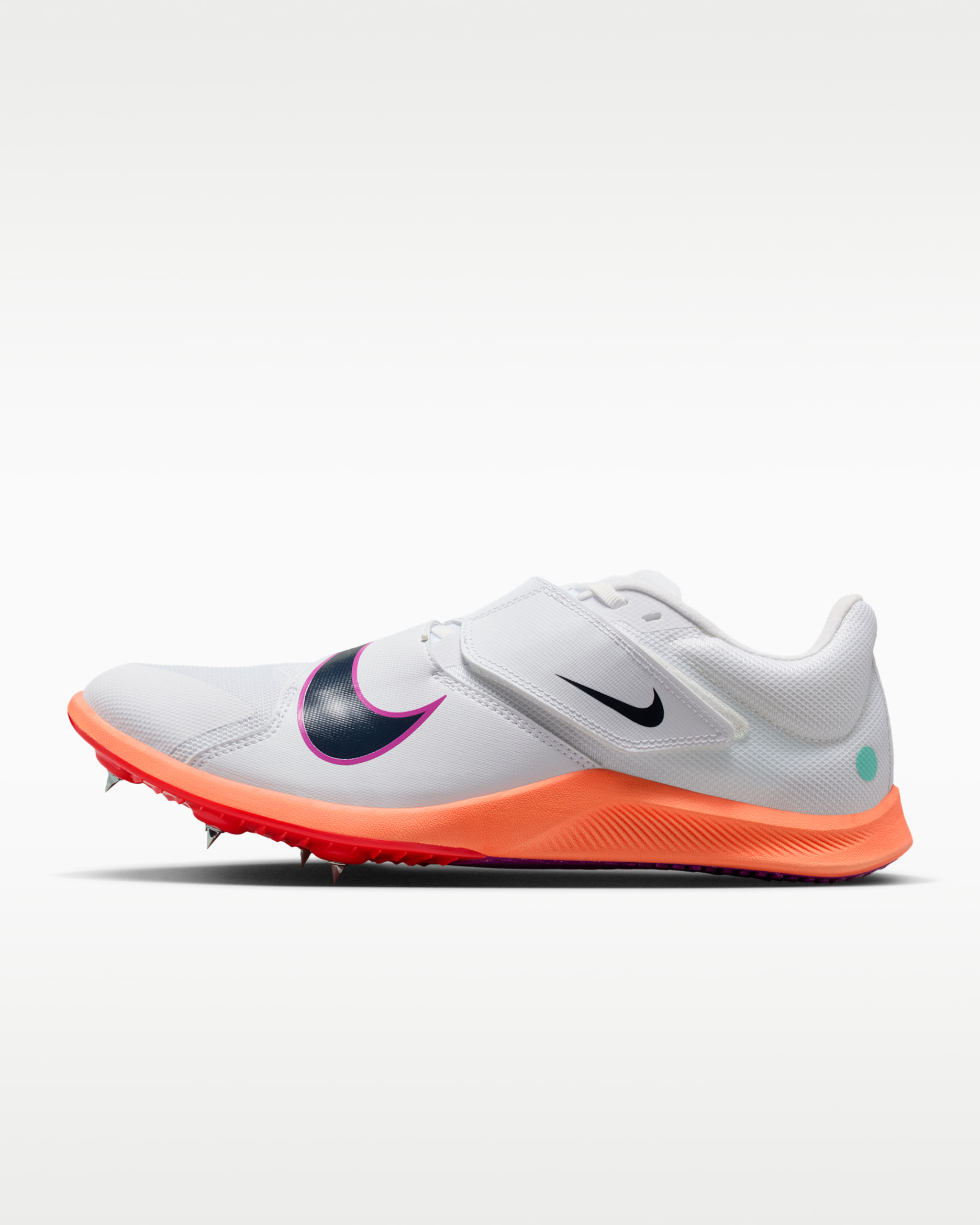 Spikes para salto y atletismo Nike Zoom Rival Jump - Blanco/Hiperturquesa/Carmesí brillante/Obsidiana