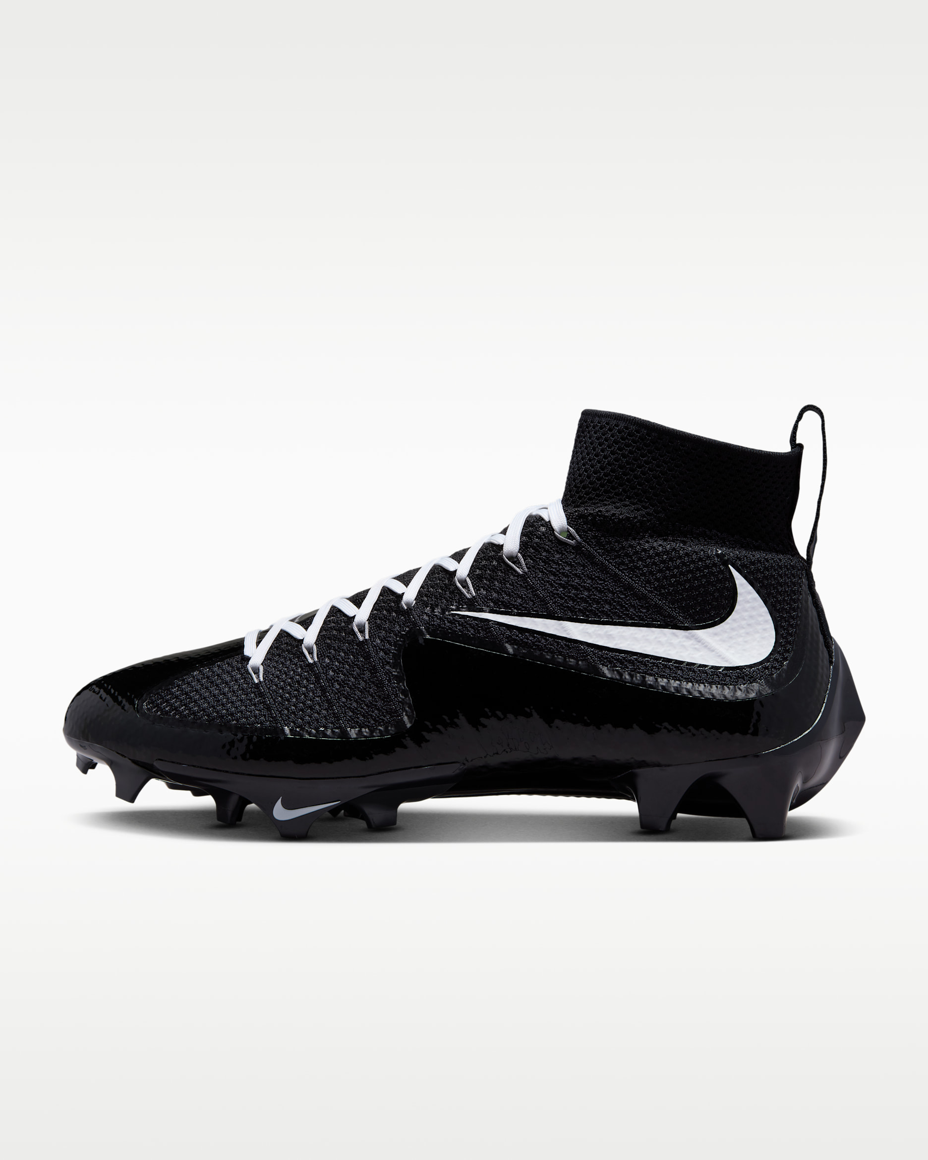 Tacos de fútbol americano para hombre Nike Vapor Edge 360 "Untouchable" - Negro/Negro/Volt/Blanco