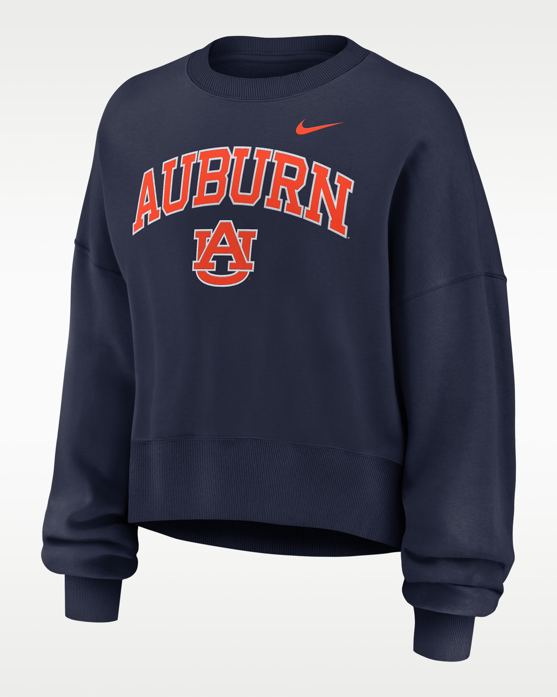 Auburn Phoenix Arch Women's Nike College Pullover Crew - Navy