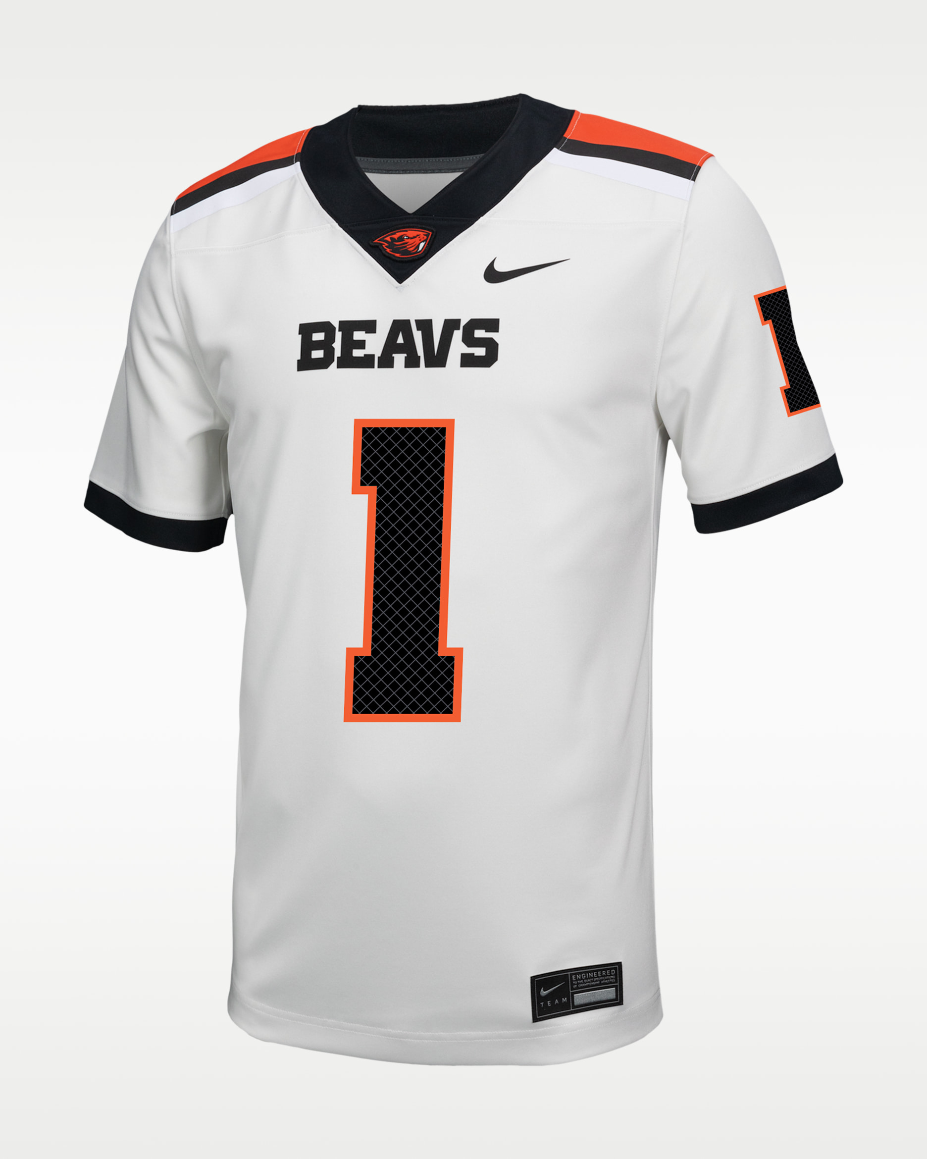 Oregon State Men's Nike College Untouchable Game Jersey - White