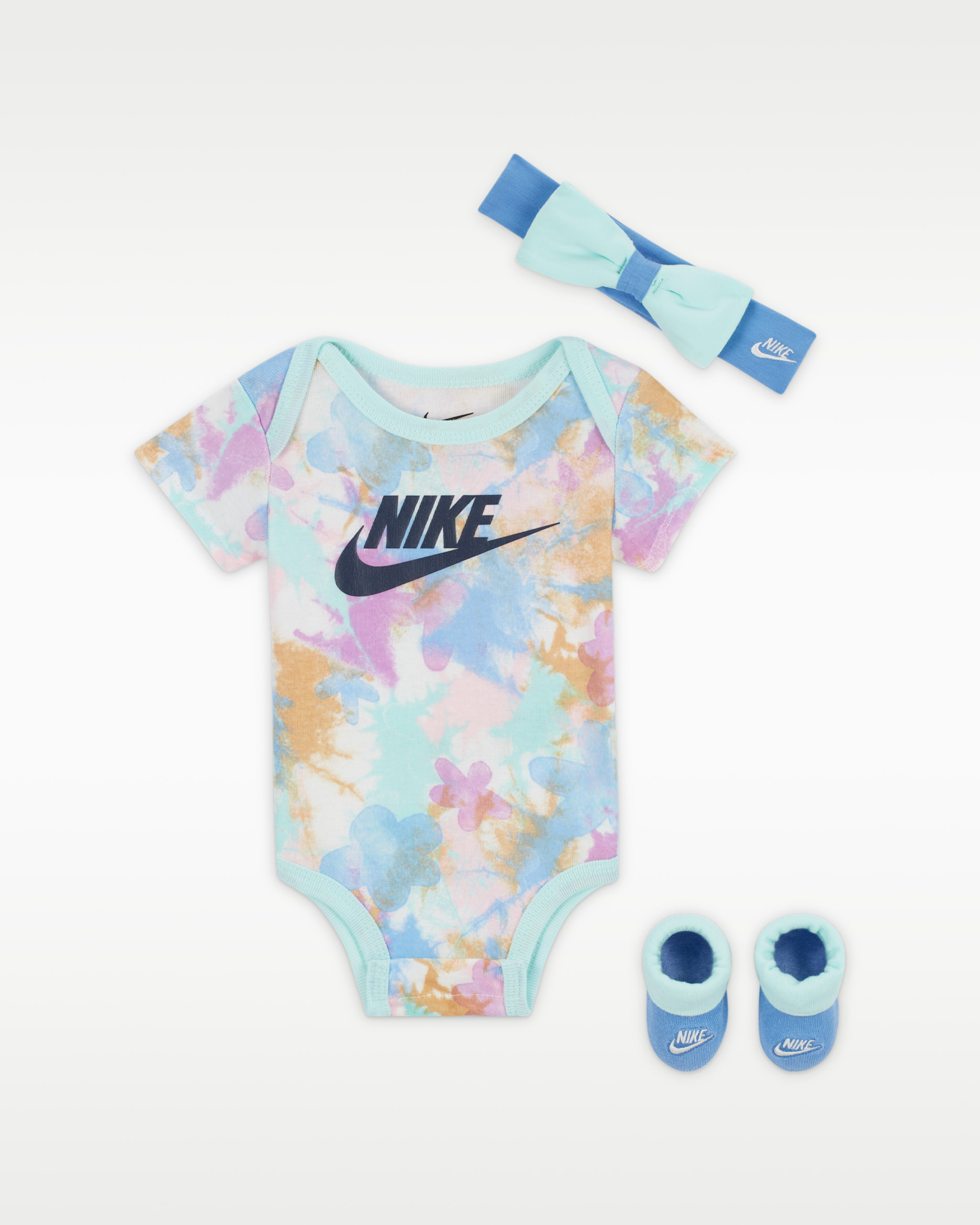 Nike Sci Dye 3-Piece Boxed Set 3-teiliges Set für Babys - Sail