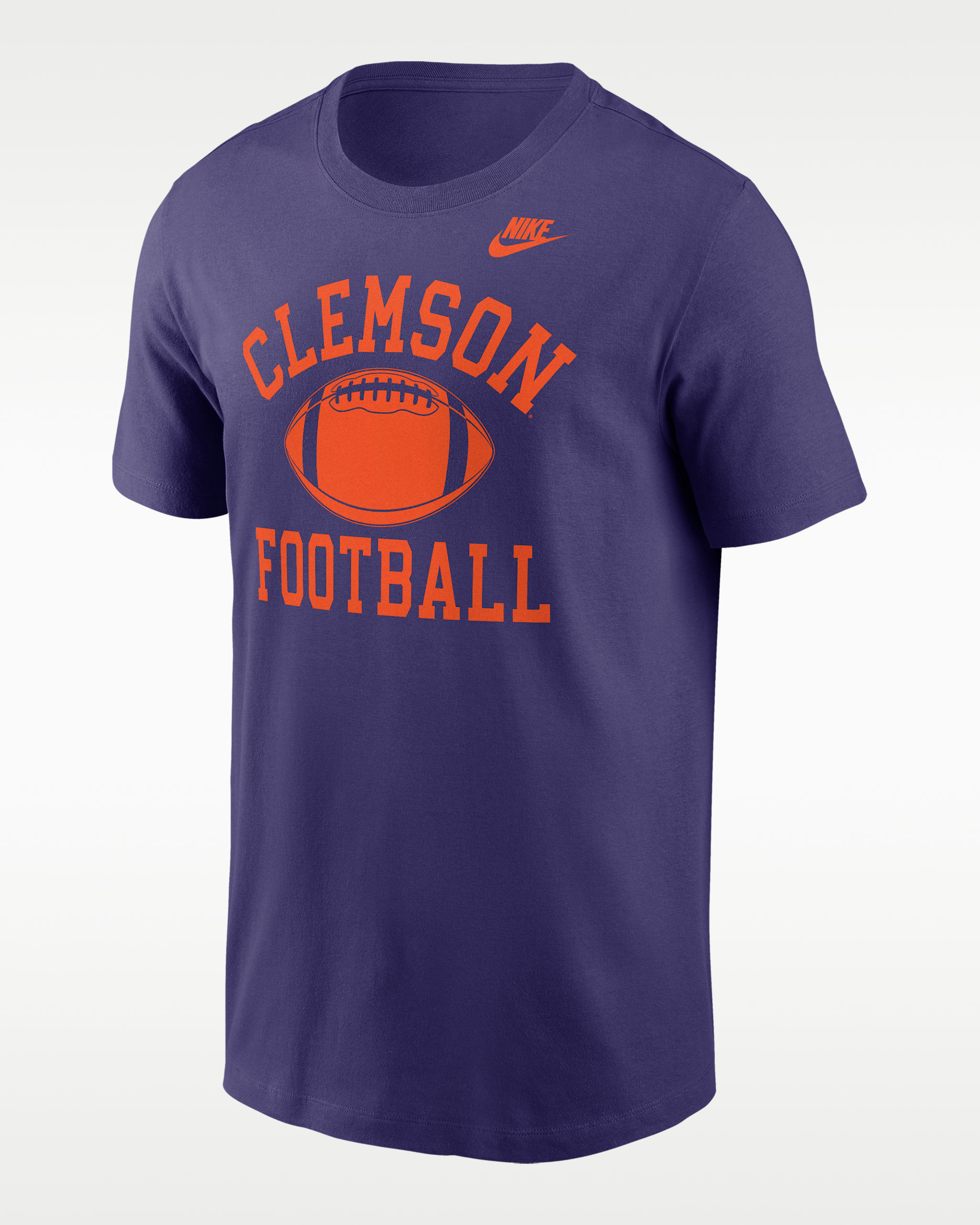 Clemson Legacy Football Icon Men's Nike College T-Shirt - Purple