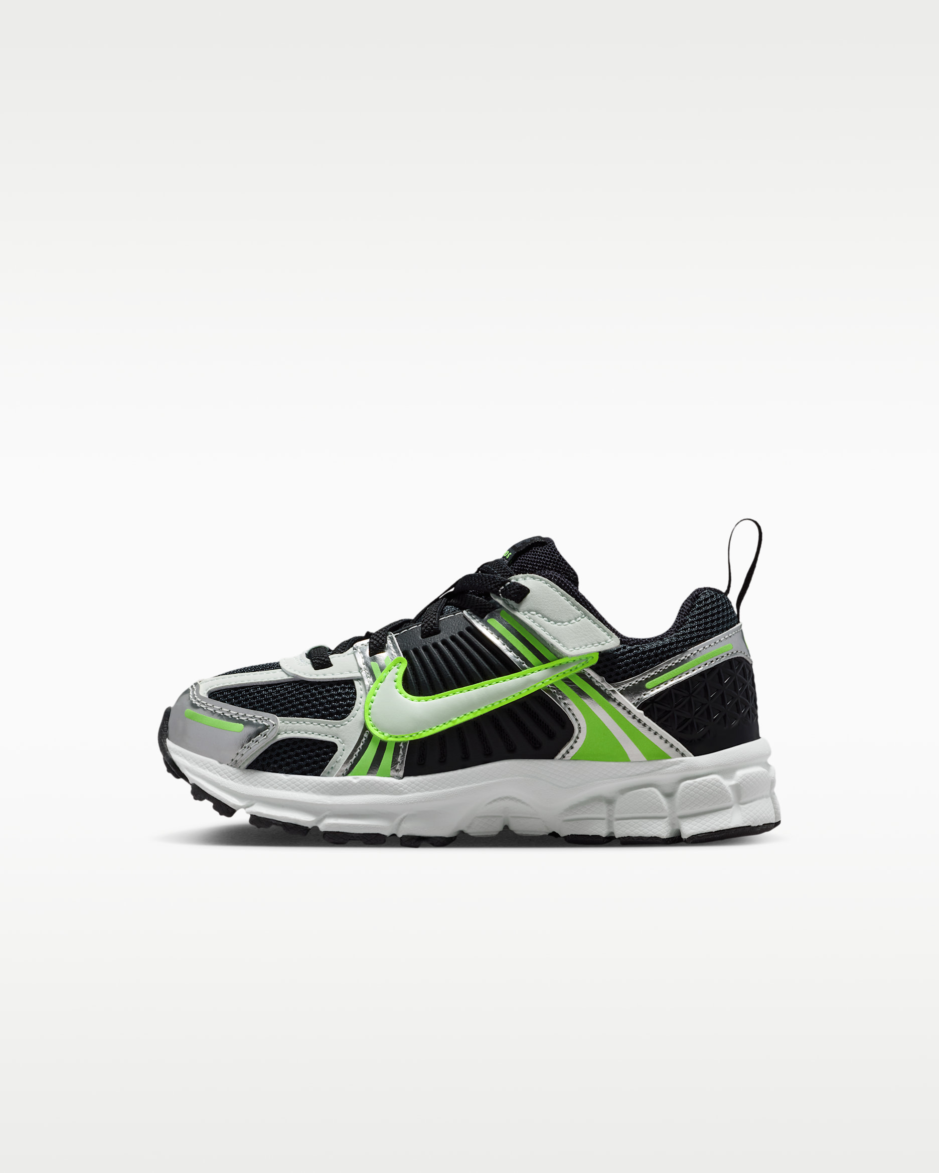 Nike Vomero 5 Little Kids' Shoes with Reflective Accents - Black/Volt Ice/Anthracite/Barely Green