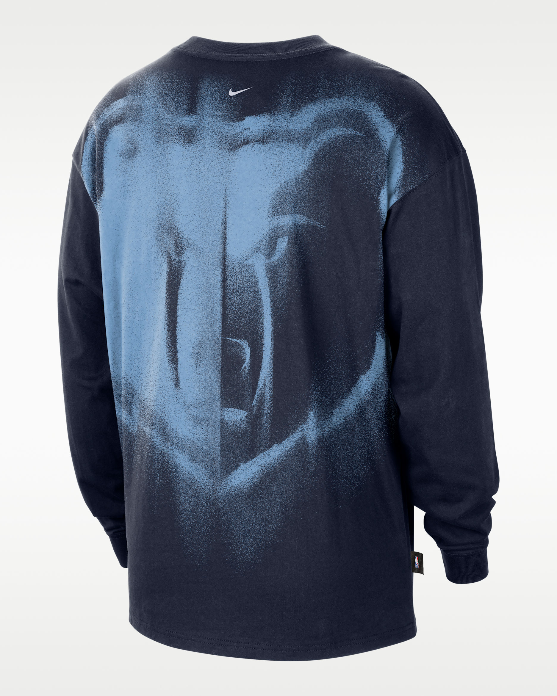 Memphis Grizzlies Standard Issue Men's Basketball Long-Sleeve Top - College Navy