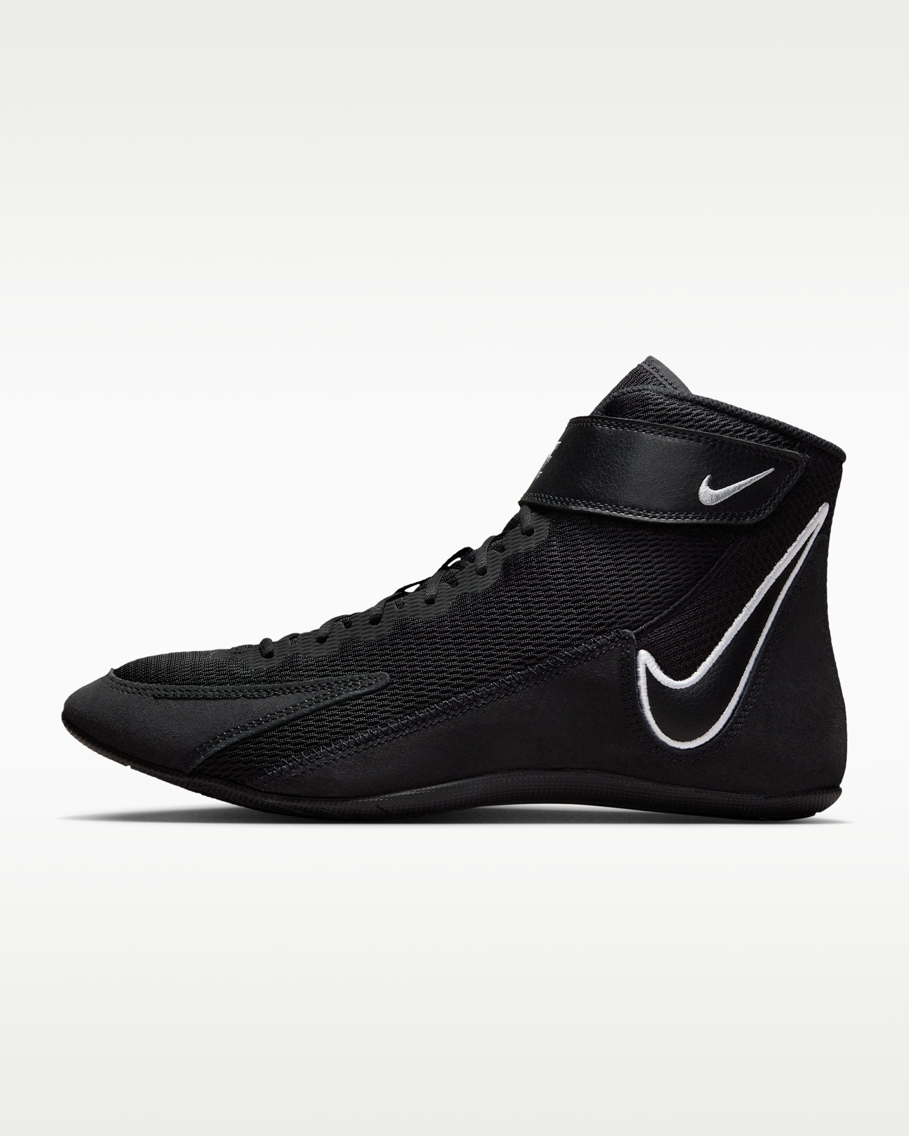 Nike Speedsweep 8 Wrestling Shoes - Black/Black/Wolf Grey/White
